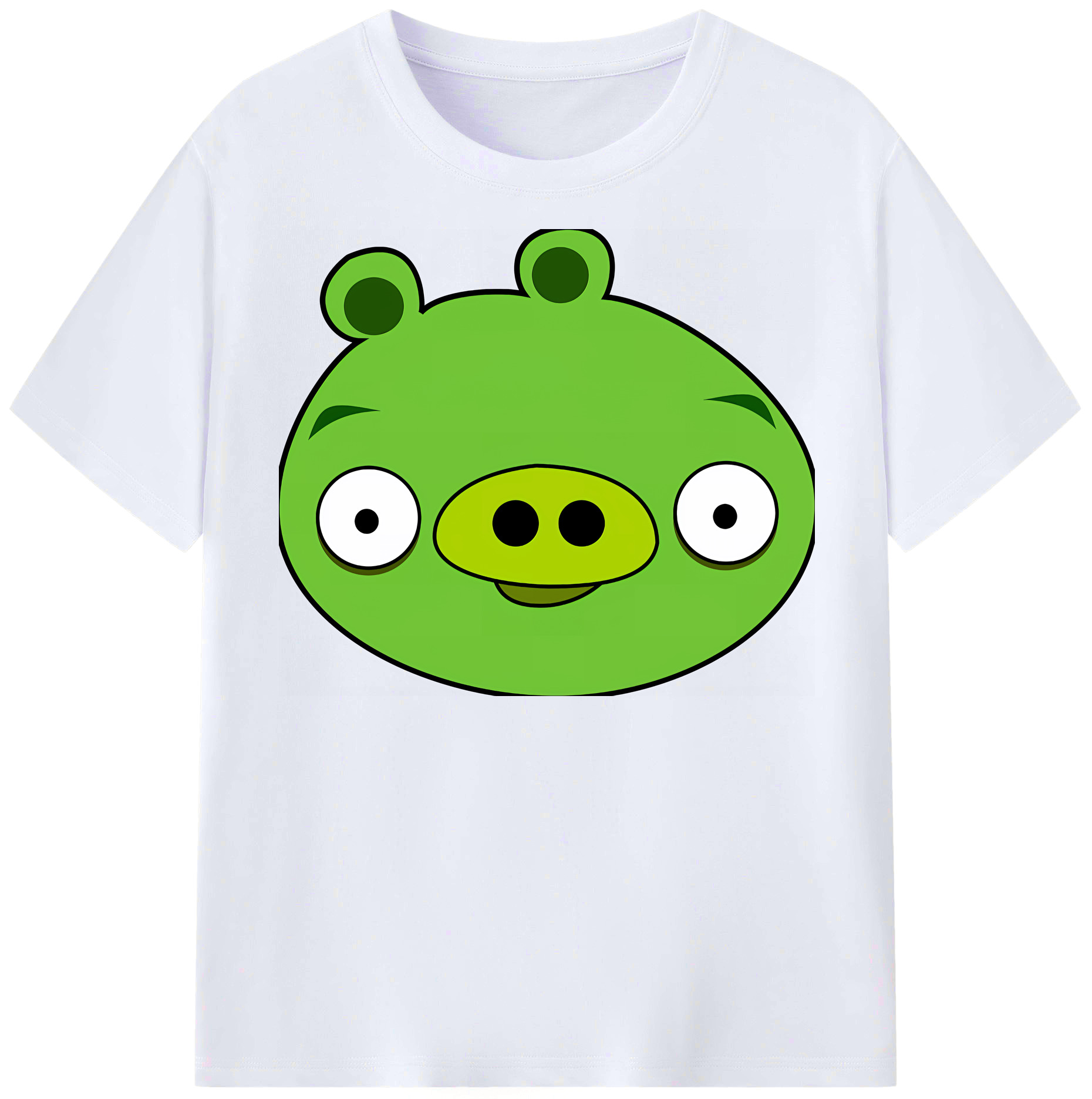 （画像用） Angry Birds アングリーバード レディースカジュアルプリントTシャツ（綿100％）