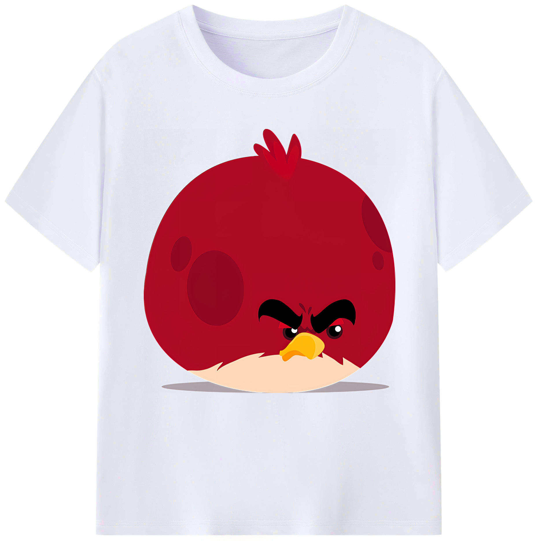 （画像用） Angry Birds アングリーバード レディースカジュアルプリントTシャツ（綿100％）