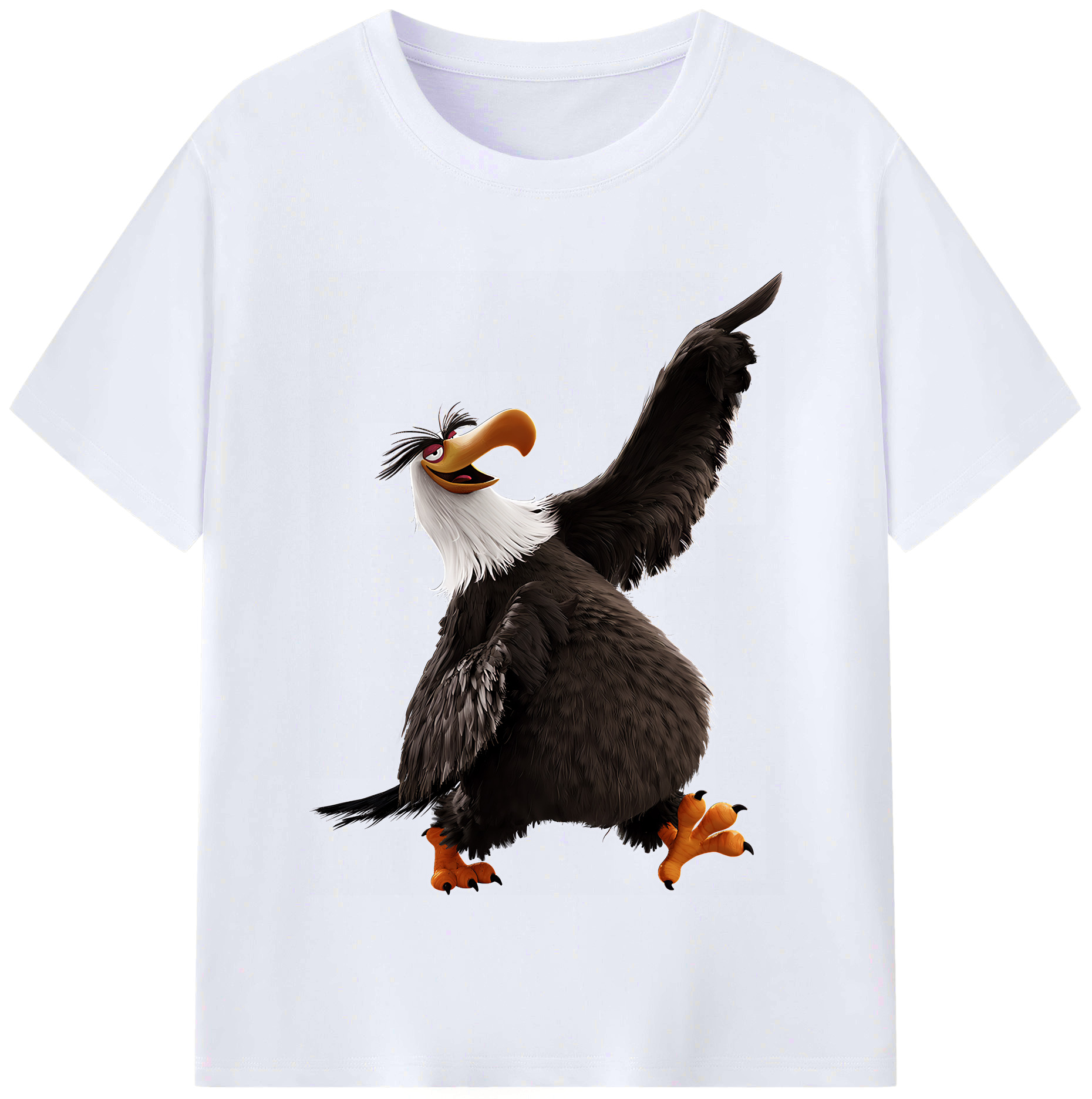 （画像用） Angry Birds アングリーバード レディースカジュアルプリントTシャツ（綿100％）