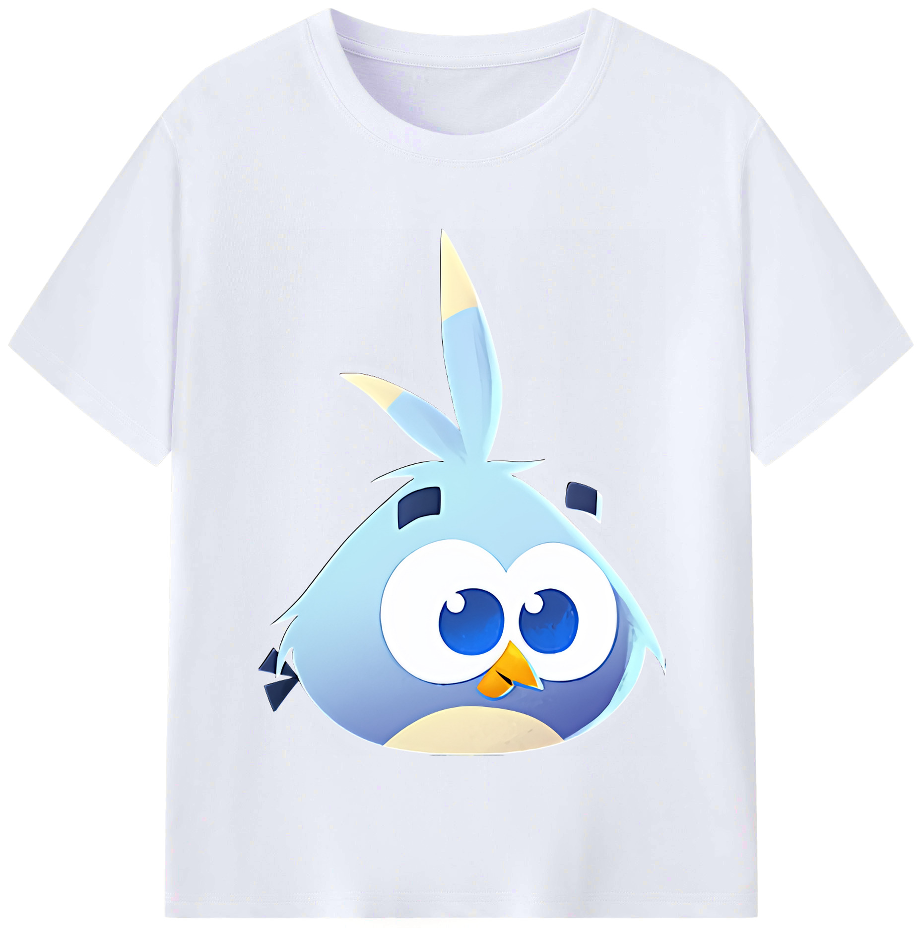 （画像用） Angry Birds アングリーバード レディースカジュアルプリントTシャツ（綿100％）