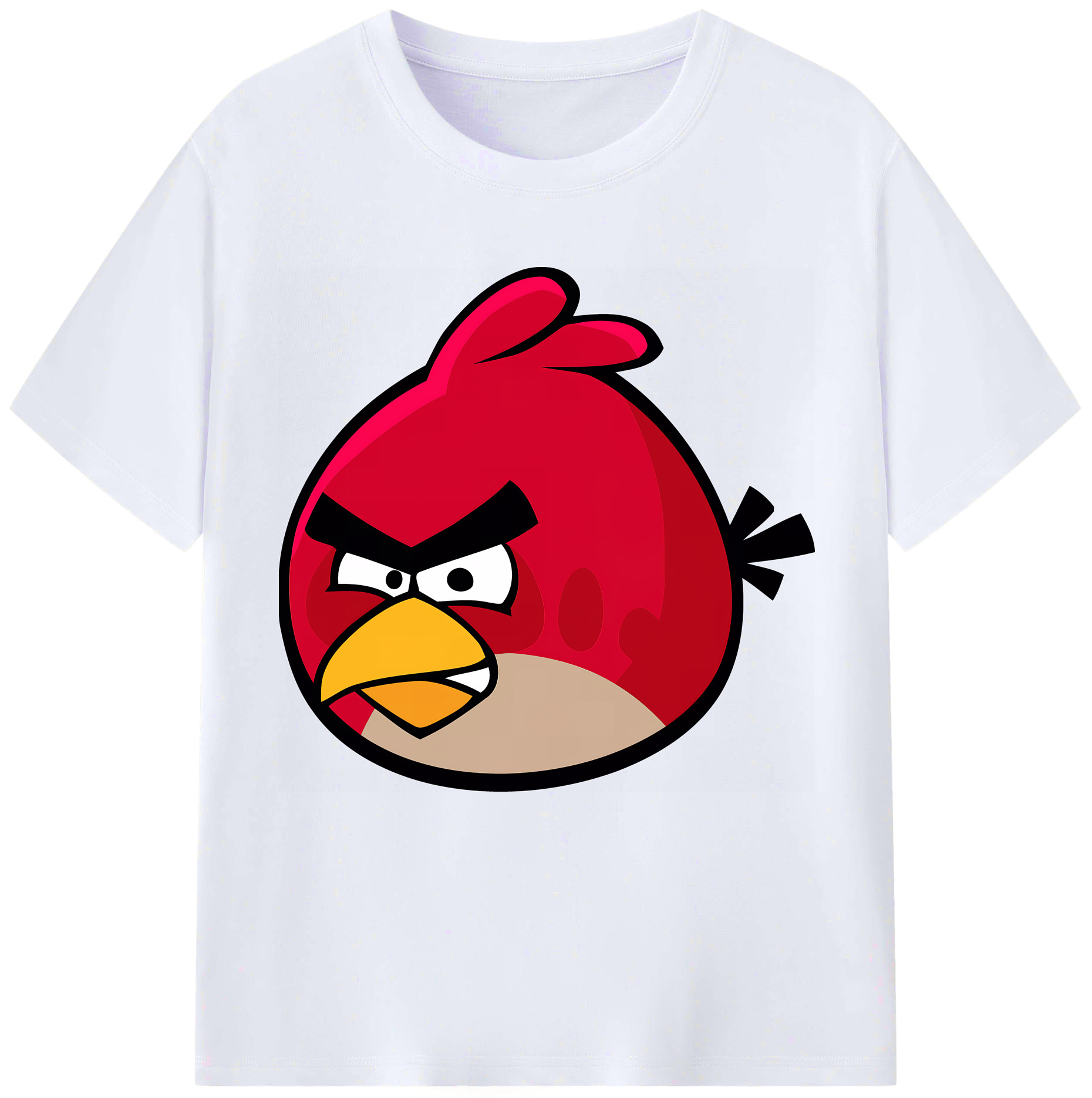 （画像用） Angry Birds アングリーバード レディースカジュアルプリントTシャツ（綿100％）