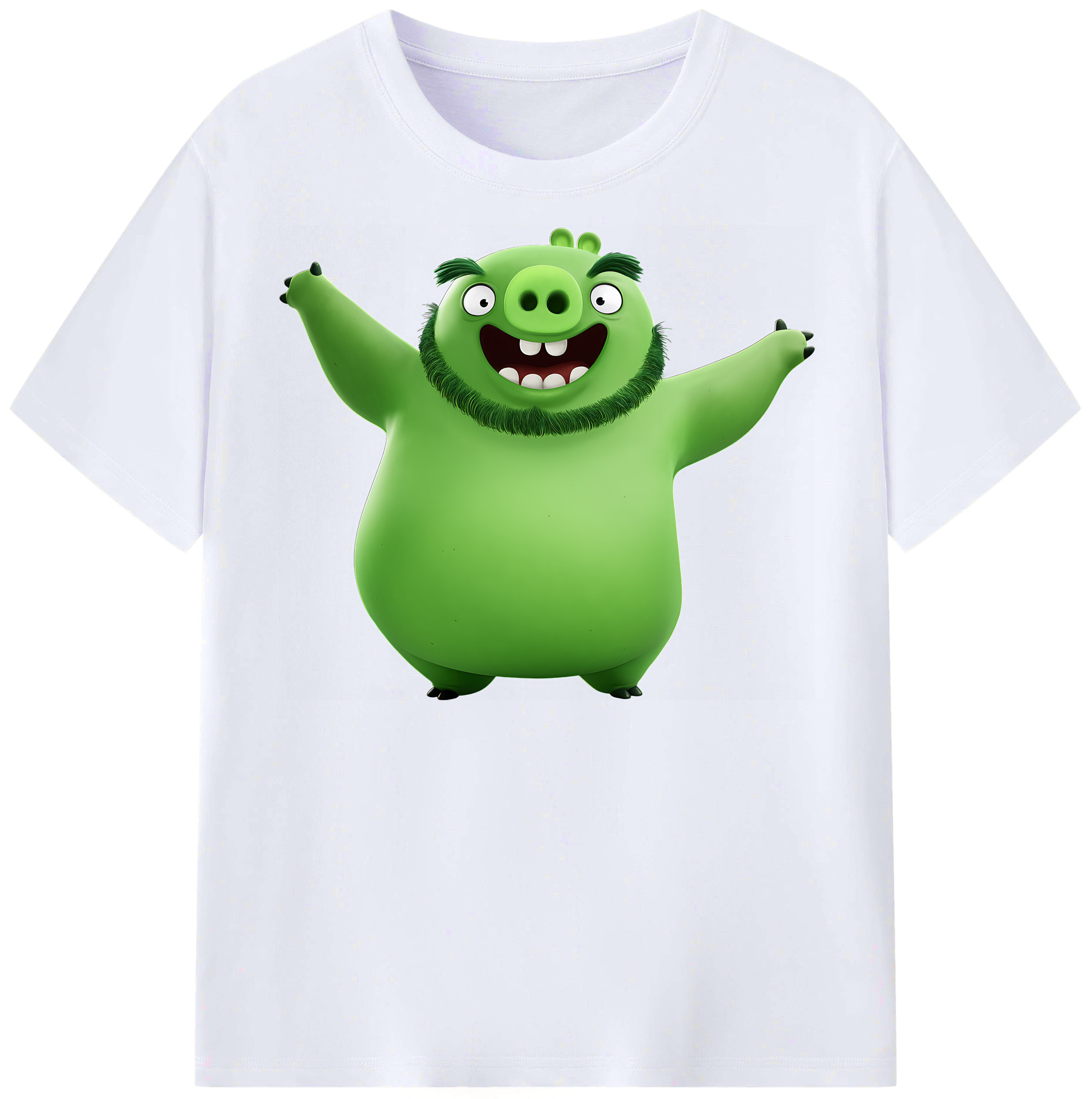 （画像用） Angry Birds アングリーバード レディースカジュアルプリントTシャツ（綿100％）