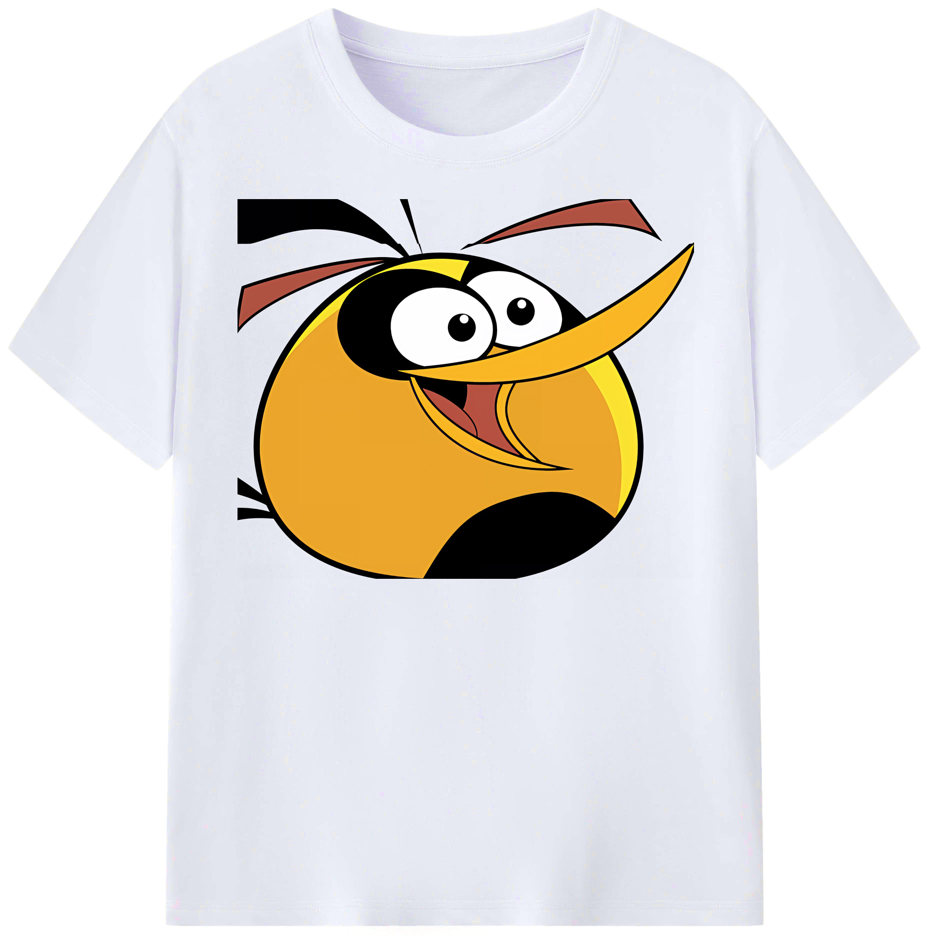（画像用） Angry Birds アングリーバード レディースカジュアルプリントTシャツ（綿100％）