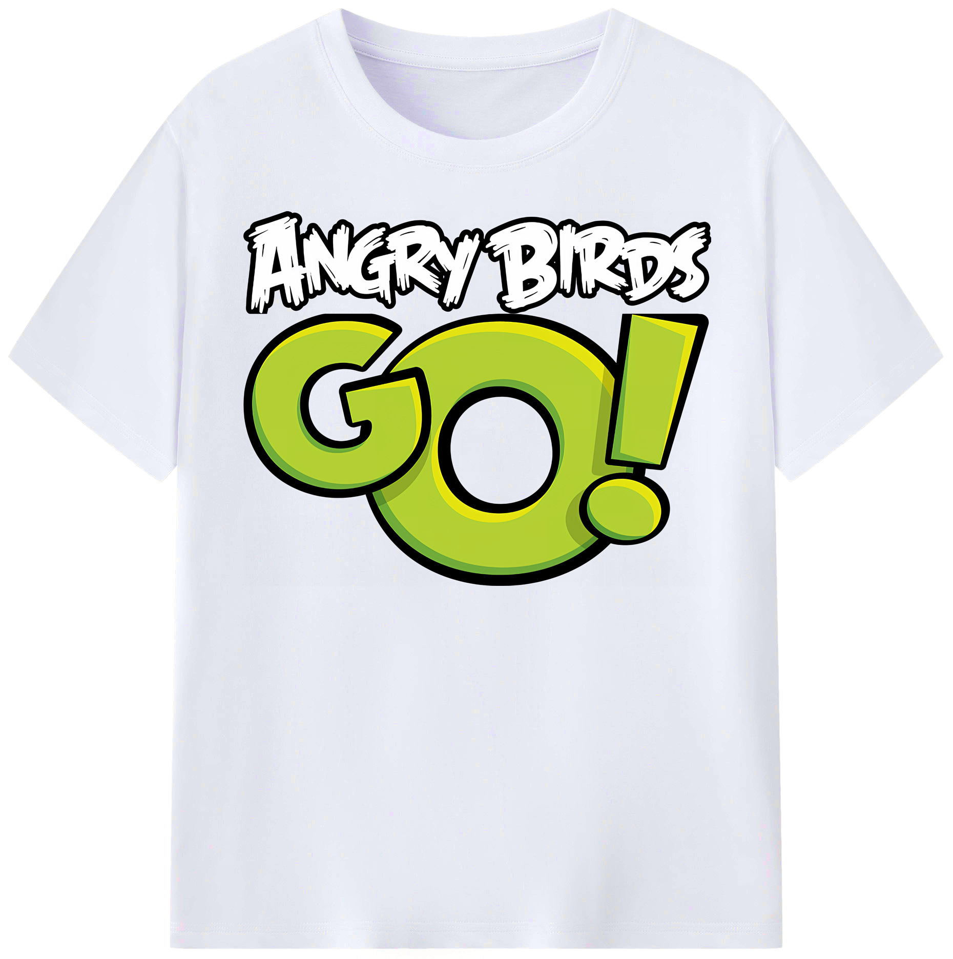 （画像用） Angry Birds アングリーバード レディースカジュアルプリントTシャツ（綿100％）