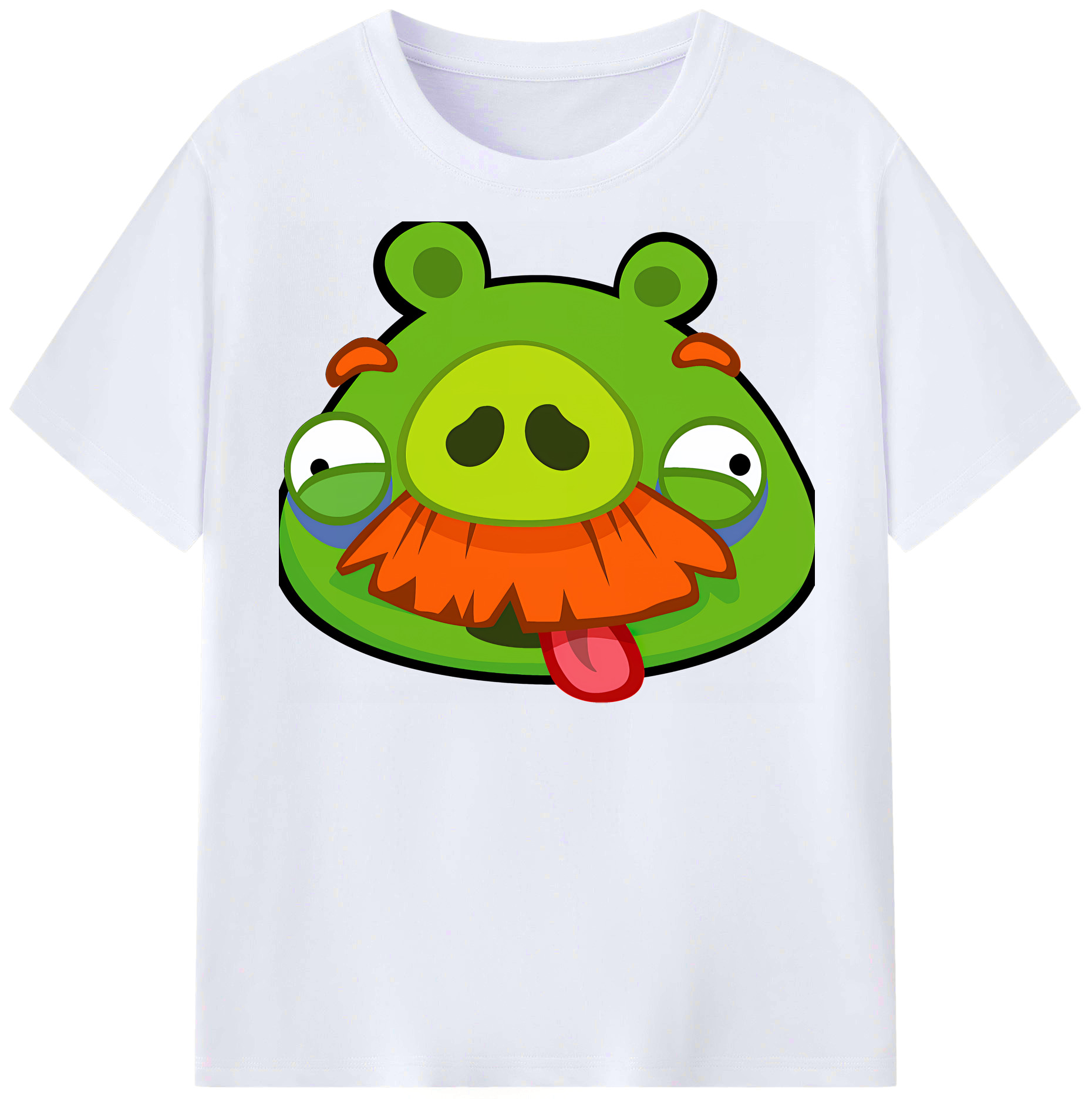（画像用） Angry Birds アングリーバード レディースカジュアルプリントTシャツ（綿100％）