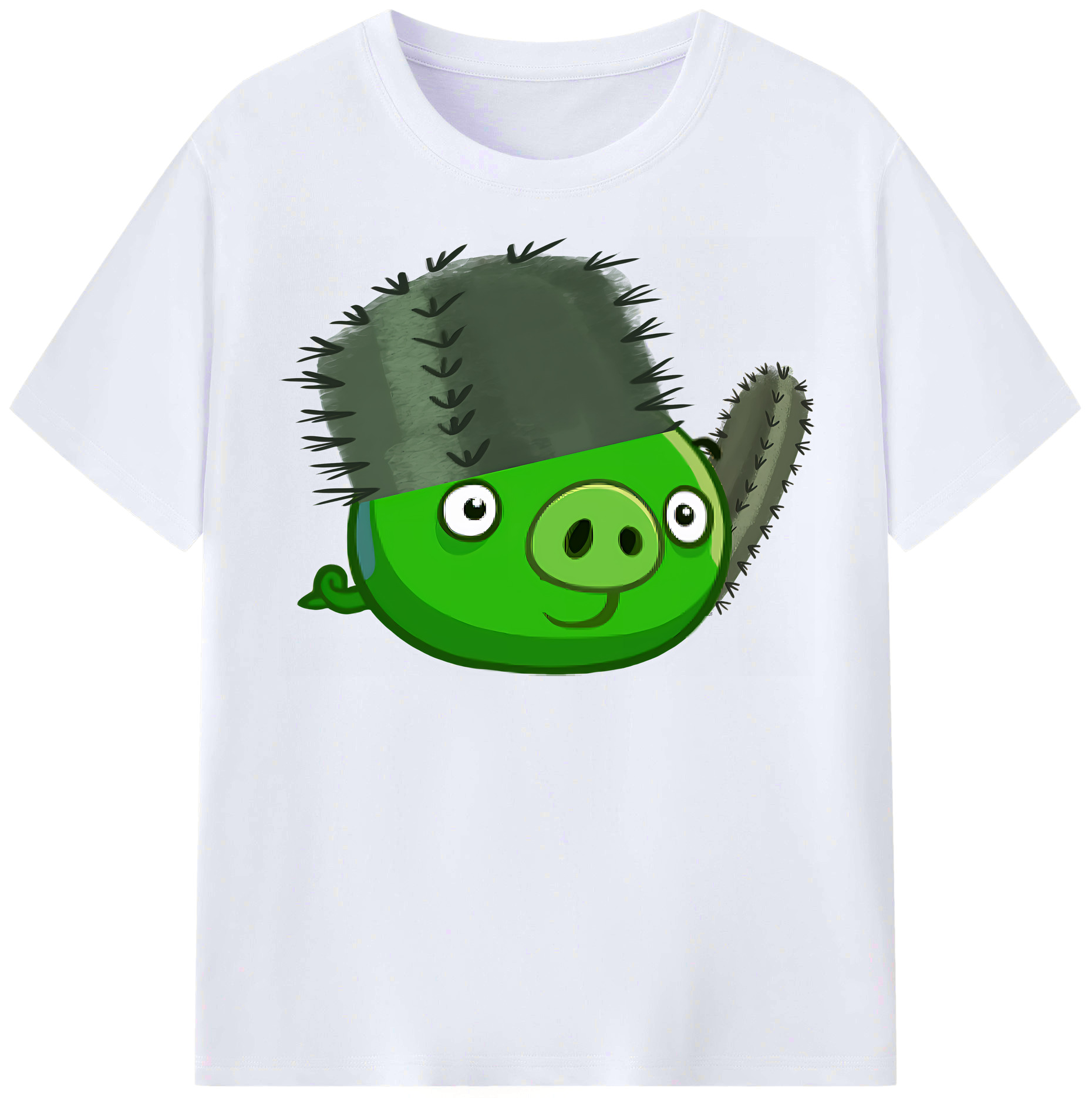 （画像用） Angry Birds アングリーバード レディースカジュアルプリントTシャツ（綿100％）