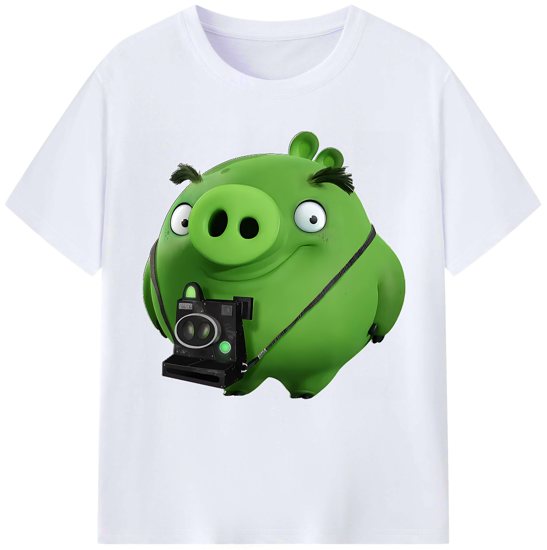 （画像用） Angry Birds アングリーバード レディースカジュアルプリントTシャツ（綿100％）