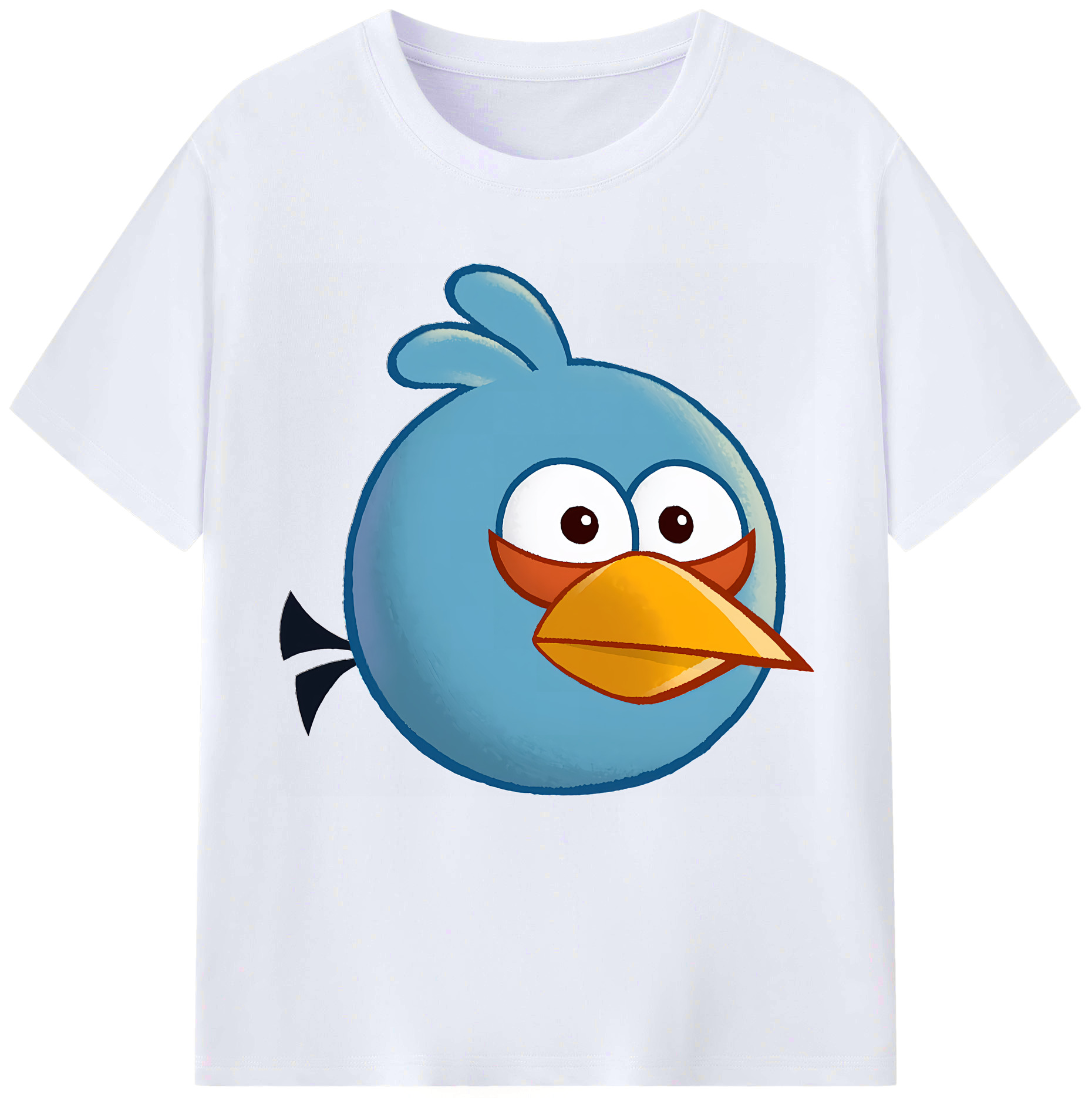 （画像用） Angry Birds アングリーバード レディースカジュアルプリントTシャツ（綿100％）