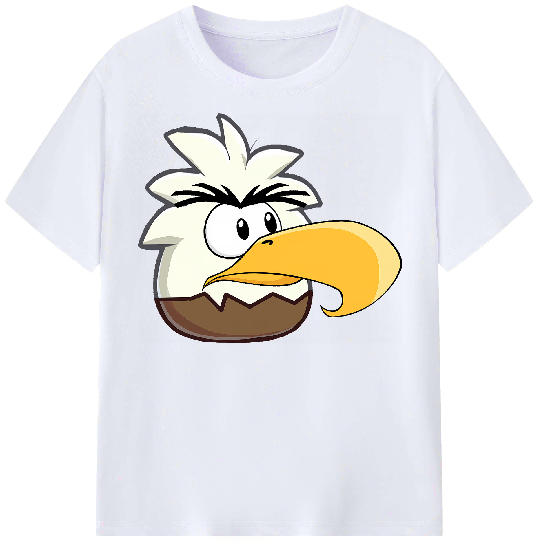 （画像用） Angry Birds アングリーバード レディースカジュアルプリントTシャツ（綿100％）