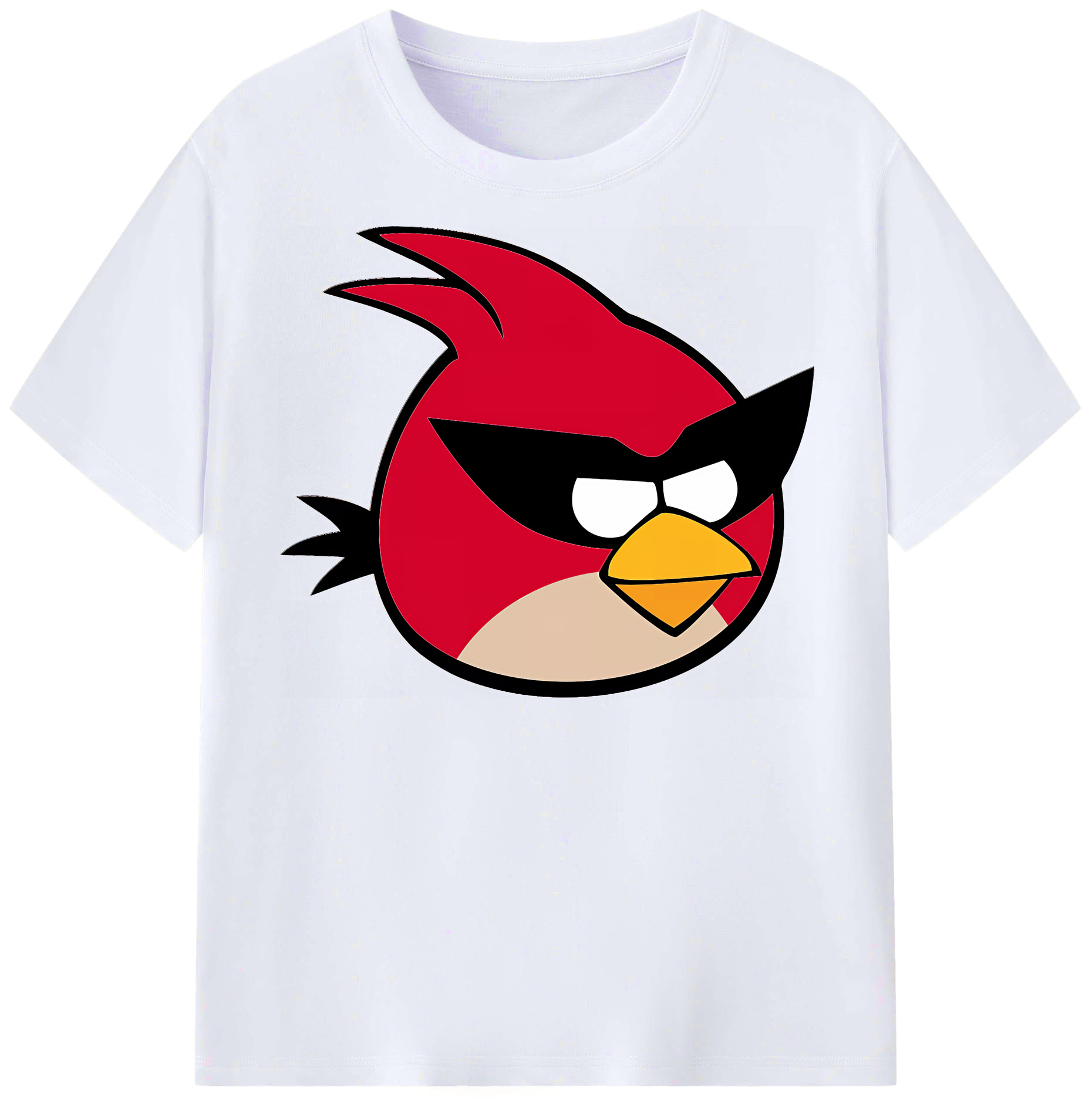 （画像用） Angry Birds アングリーバード レディースカジュアルプリントTシャツ（綿100％）