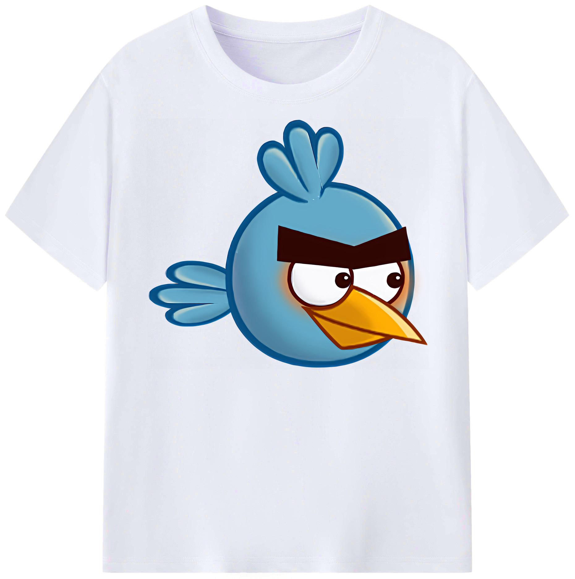 （画像用） Angry Birds アングリーバード レディースカジュアルプリントTシャツ（綿100％）