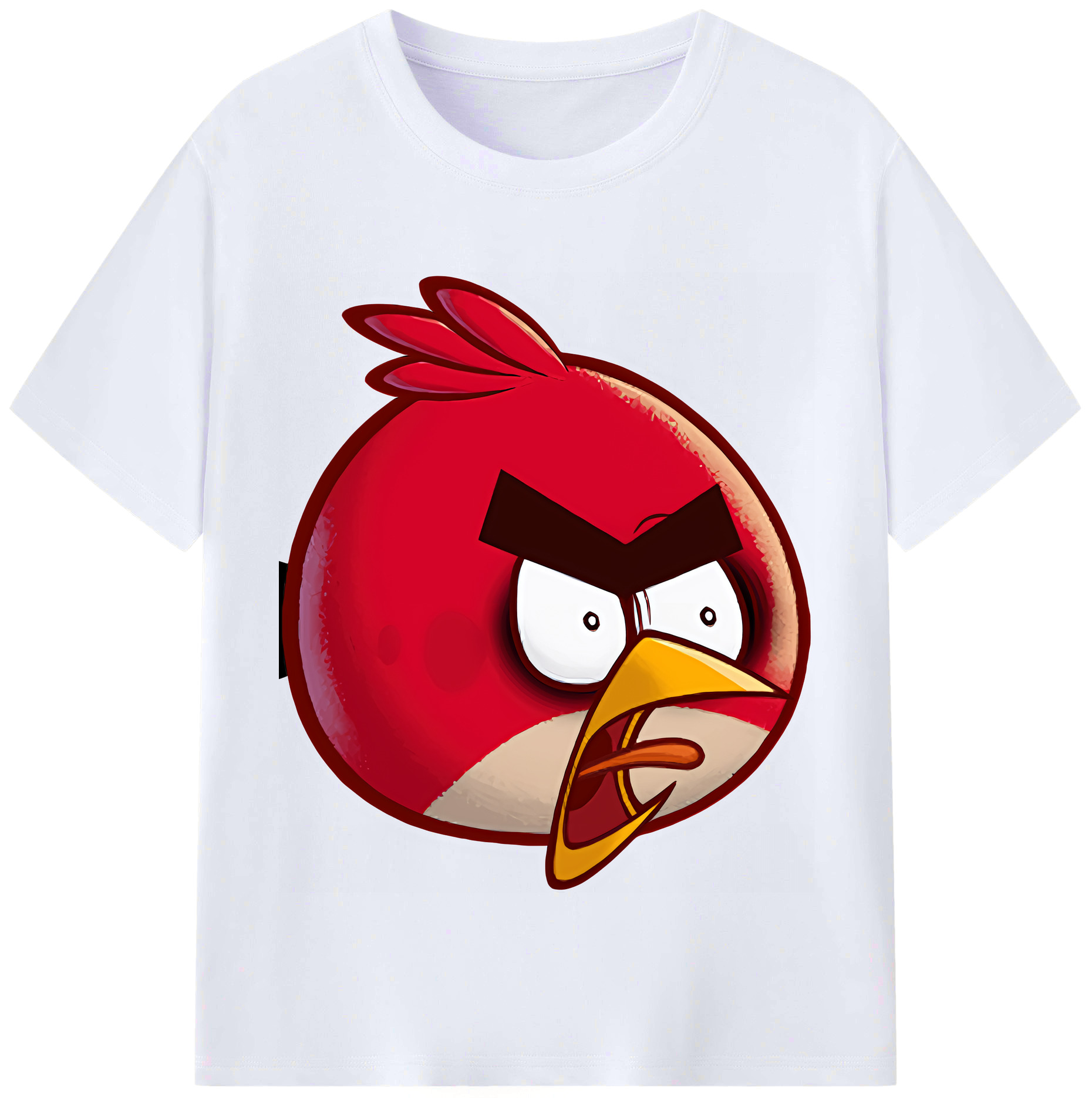 （画像用） Angry Birds アングリーバード レディースカジュアルプリントTシャツ（綿100％）