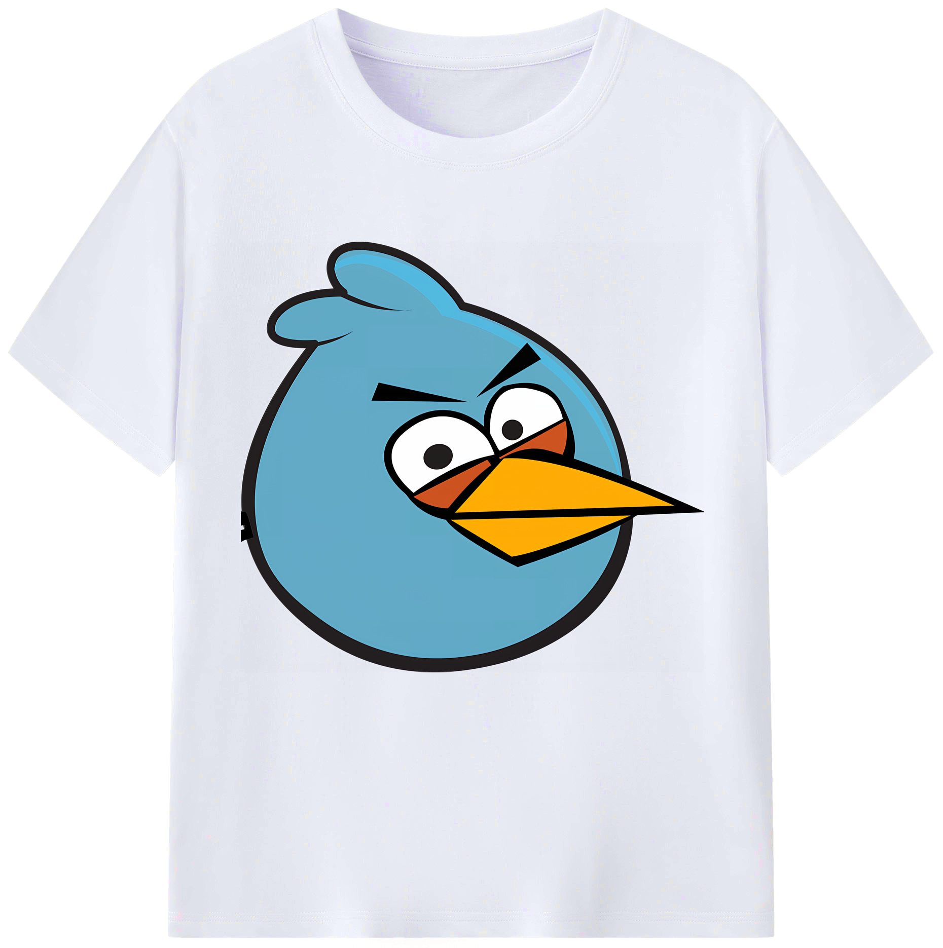 （画像用） Angry Birds アングリーバード レディースカジュアルプリントTシャツ（綿100％）