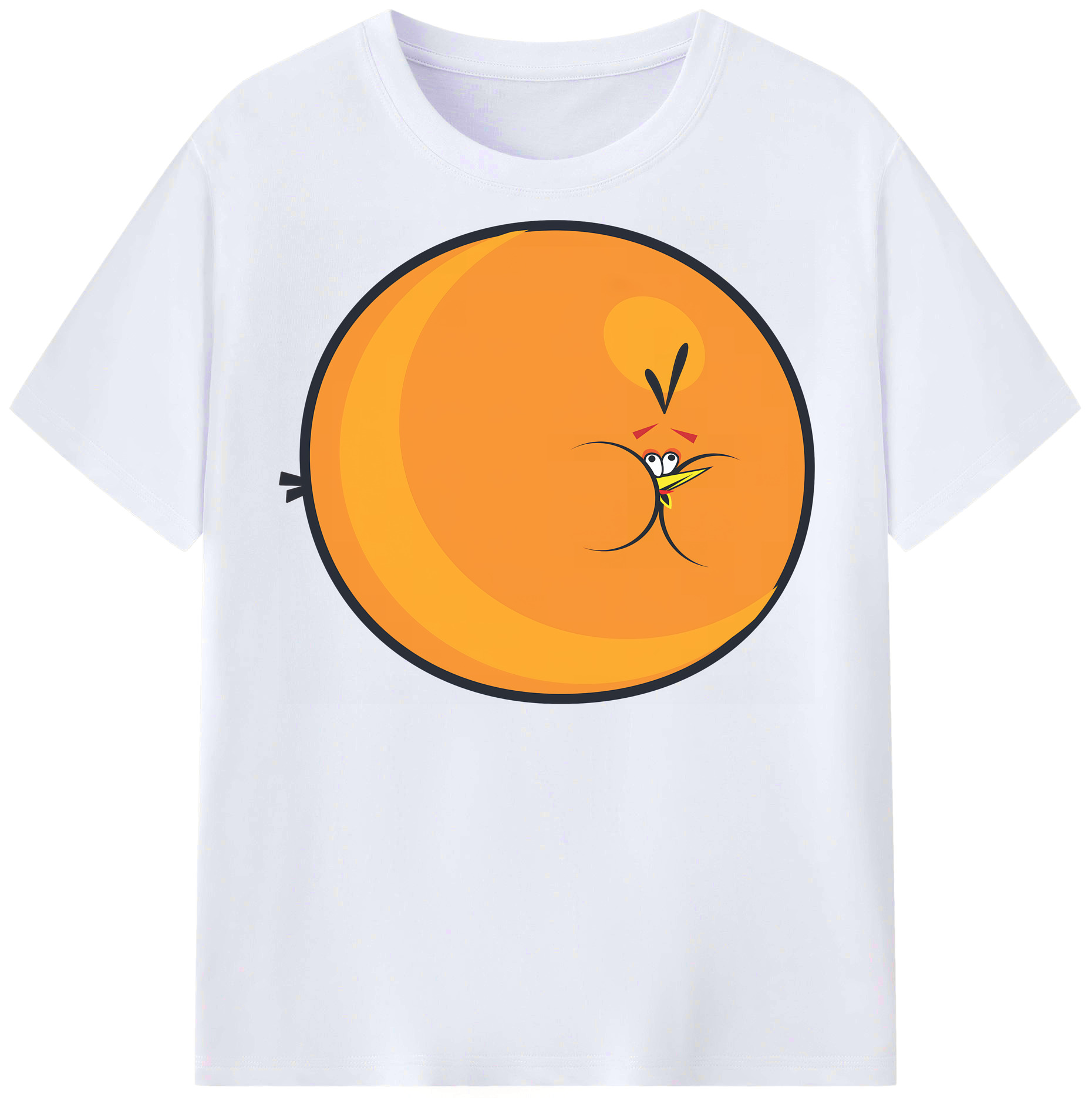 （画像用） Angry Birds アングリーバード レディースカジュアルプリントTシャツ（綿100％）