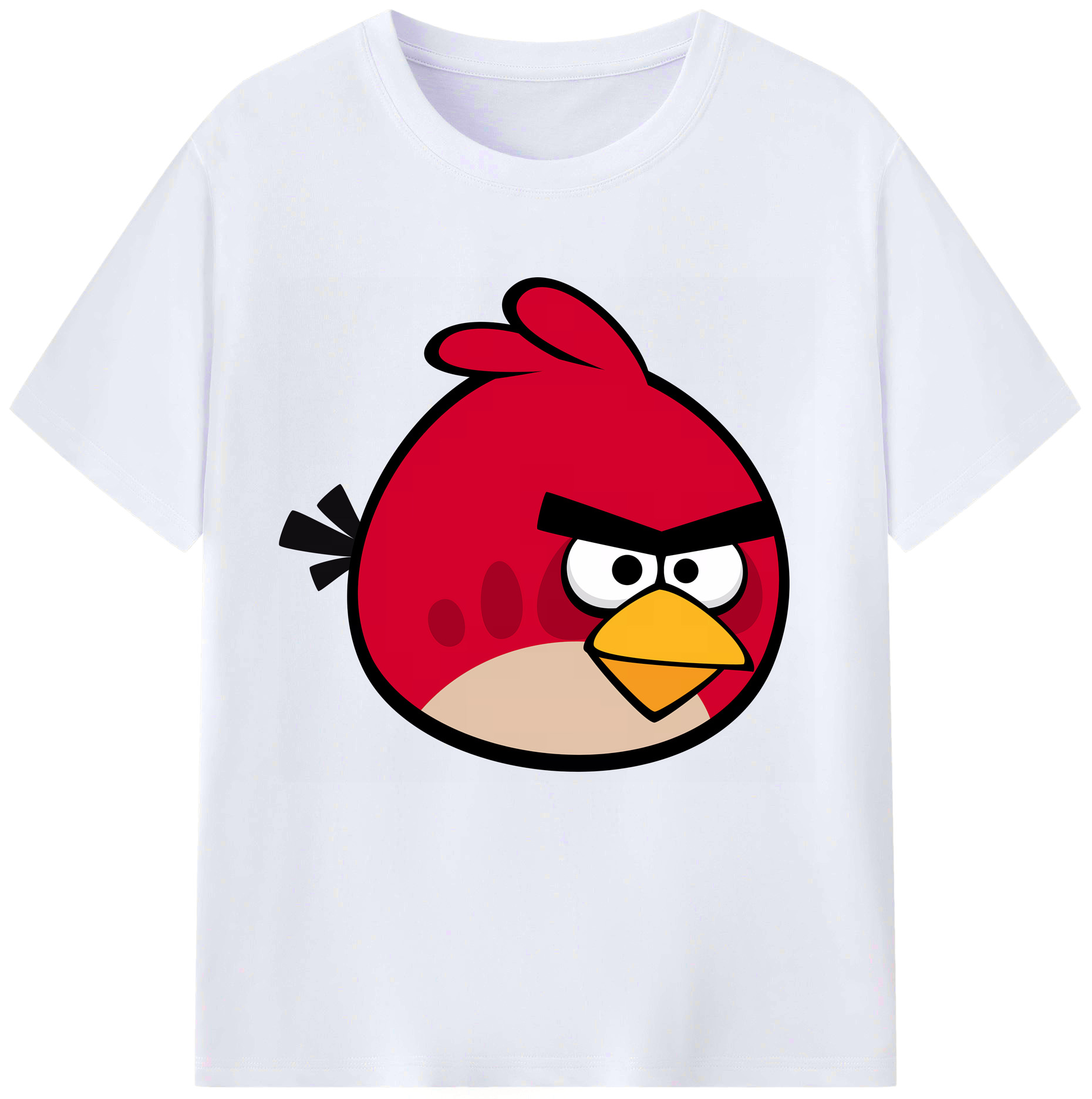 （画像用） Angry Birds アングリーバード レディースカジュアルプリントTシャツ（綿100％）