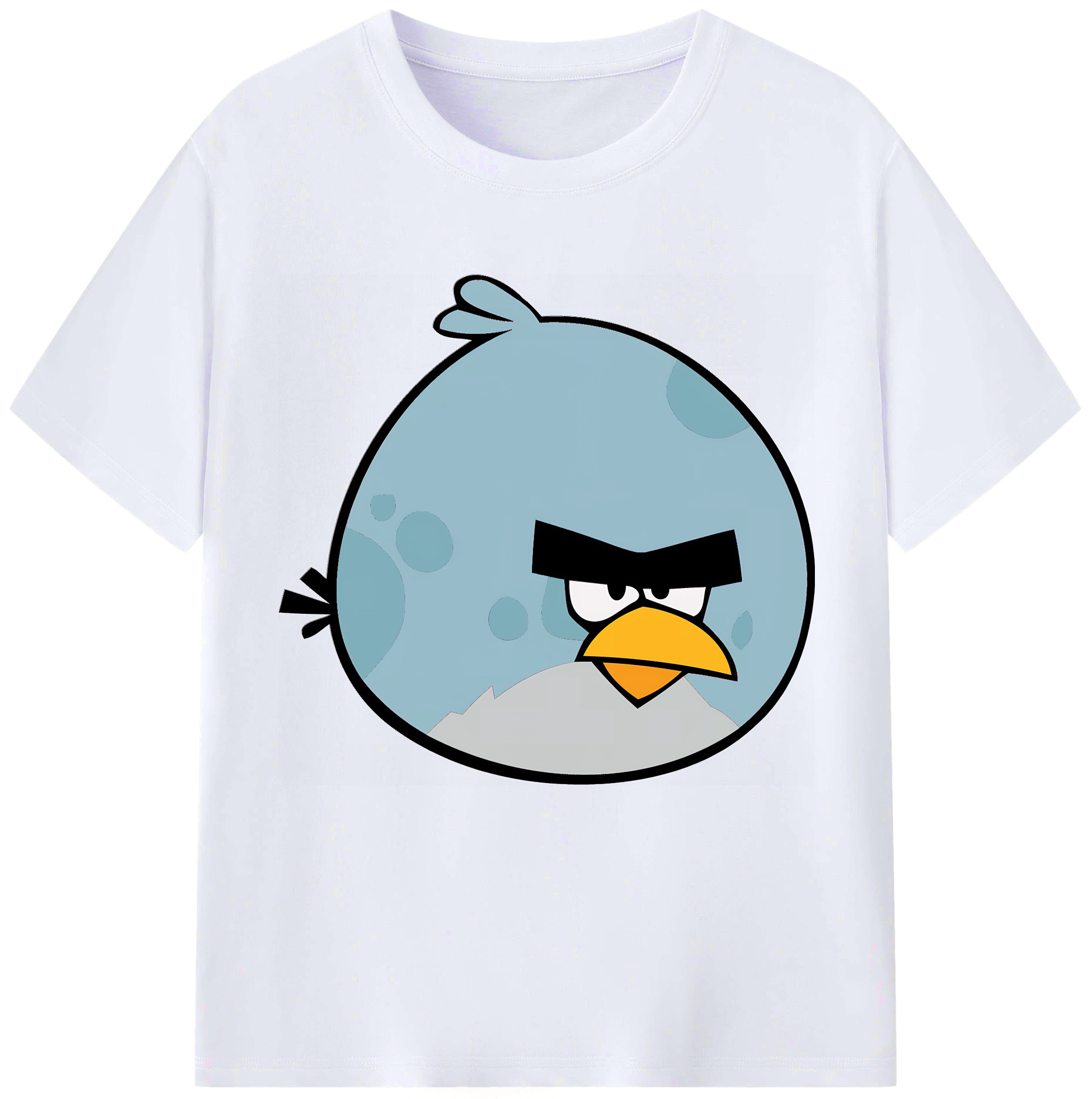 （画像用） Angry Birds アングリーバード レディースカジュアルプリントTシャツ（綿100％）