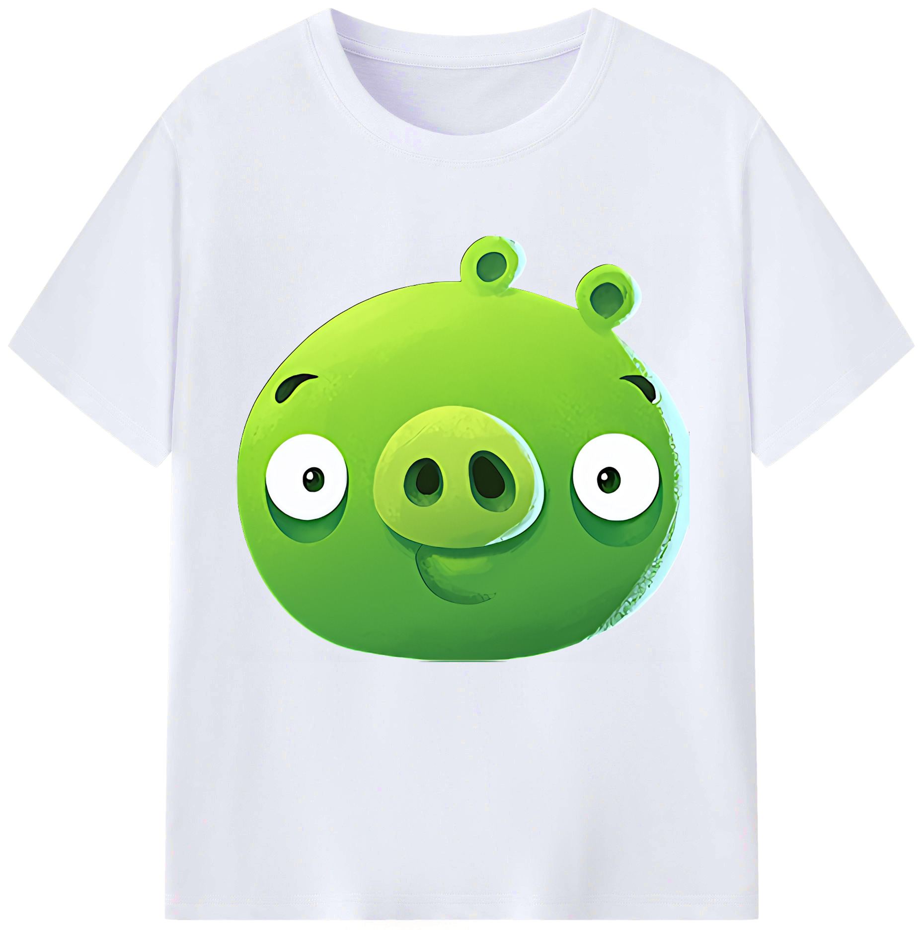 （画像用） Angry Birds アングリーバード レディースカジュアルプリントTシャツ（綿100％）