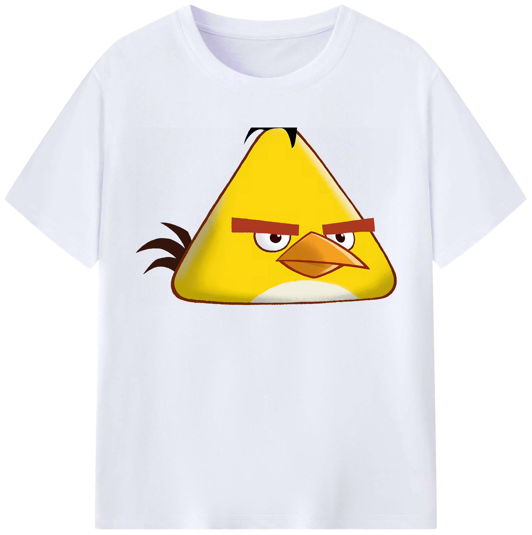 （画像用） Angry Birds アングリーバード レディースカジュアルプリントTシャツ（綿100％）