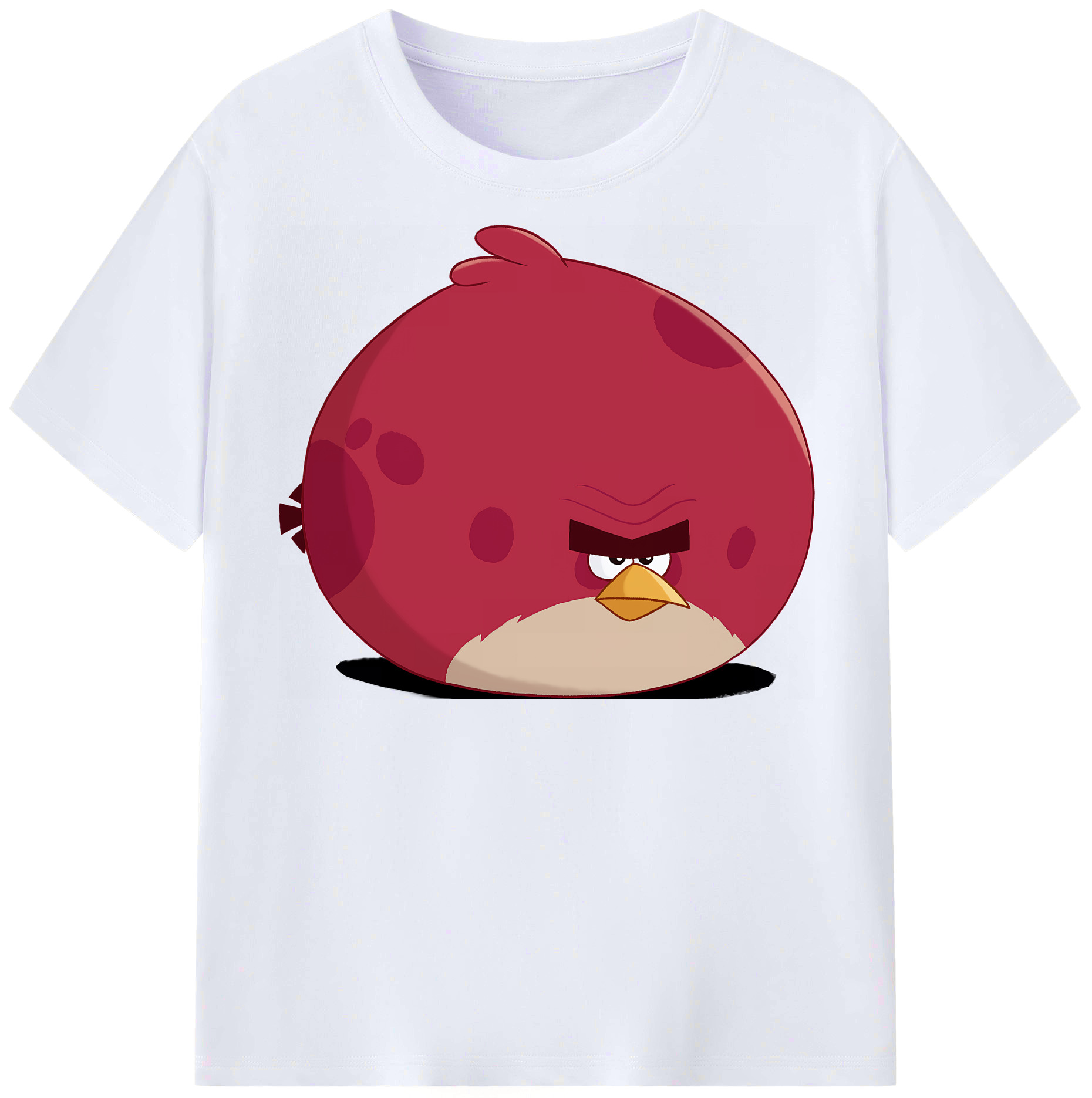 （画像用） Angry Birds アングリーバード レディースカジュアルプリントTシャツ（綿100％）