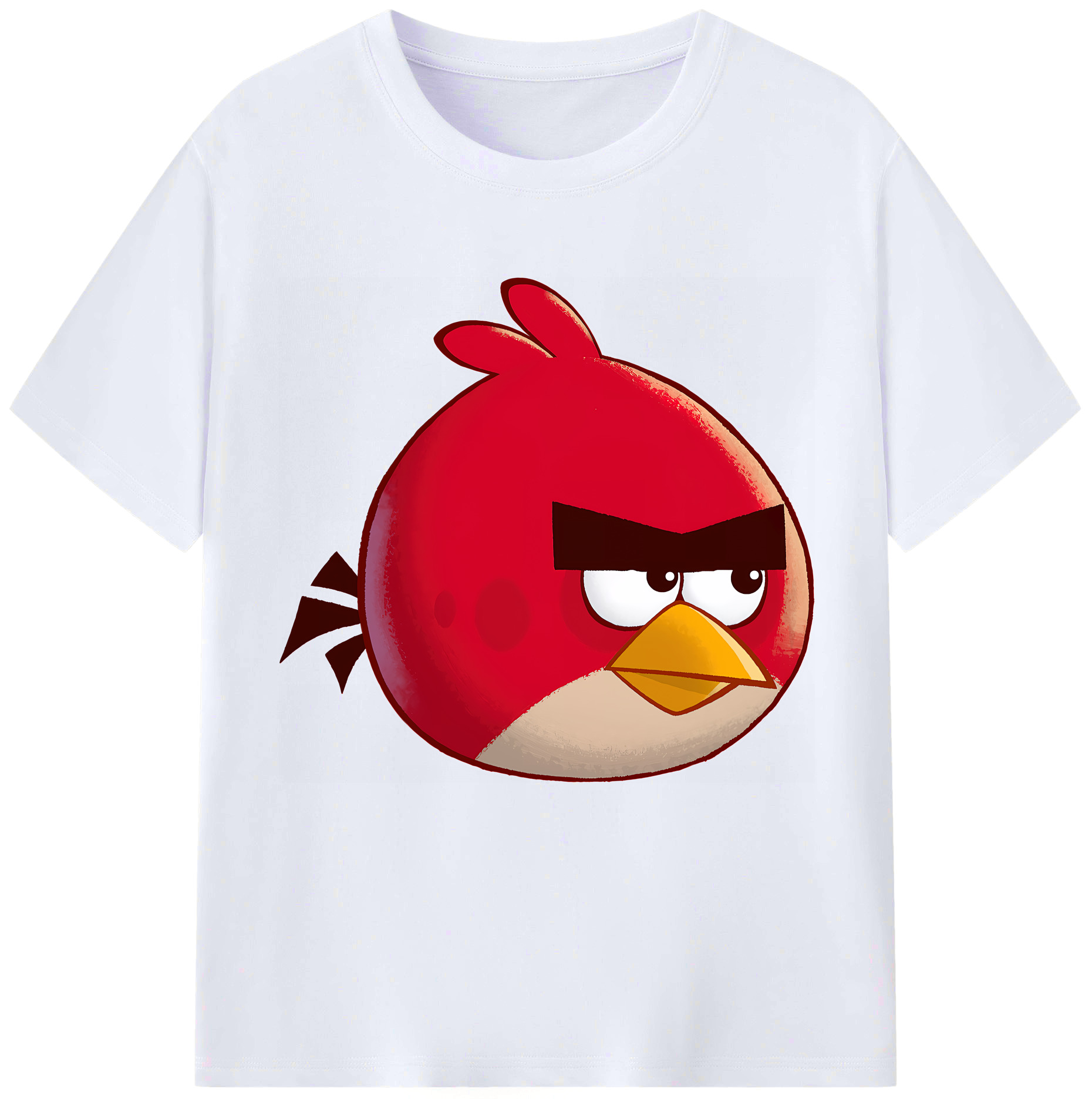 （画像用） Angry Birds アングリーバード レディースカジュアルプリントTシャツ（綿100％）