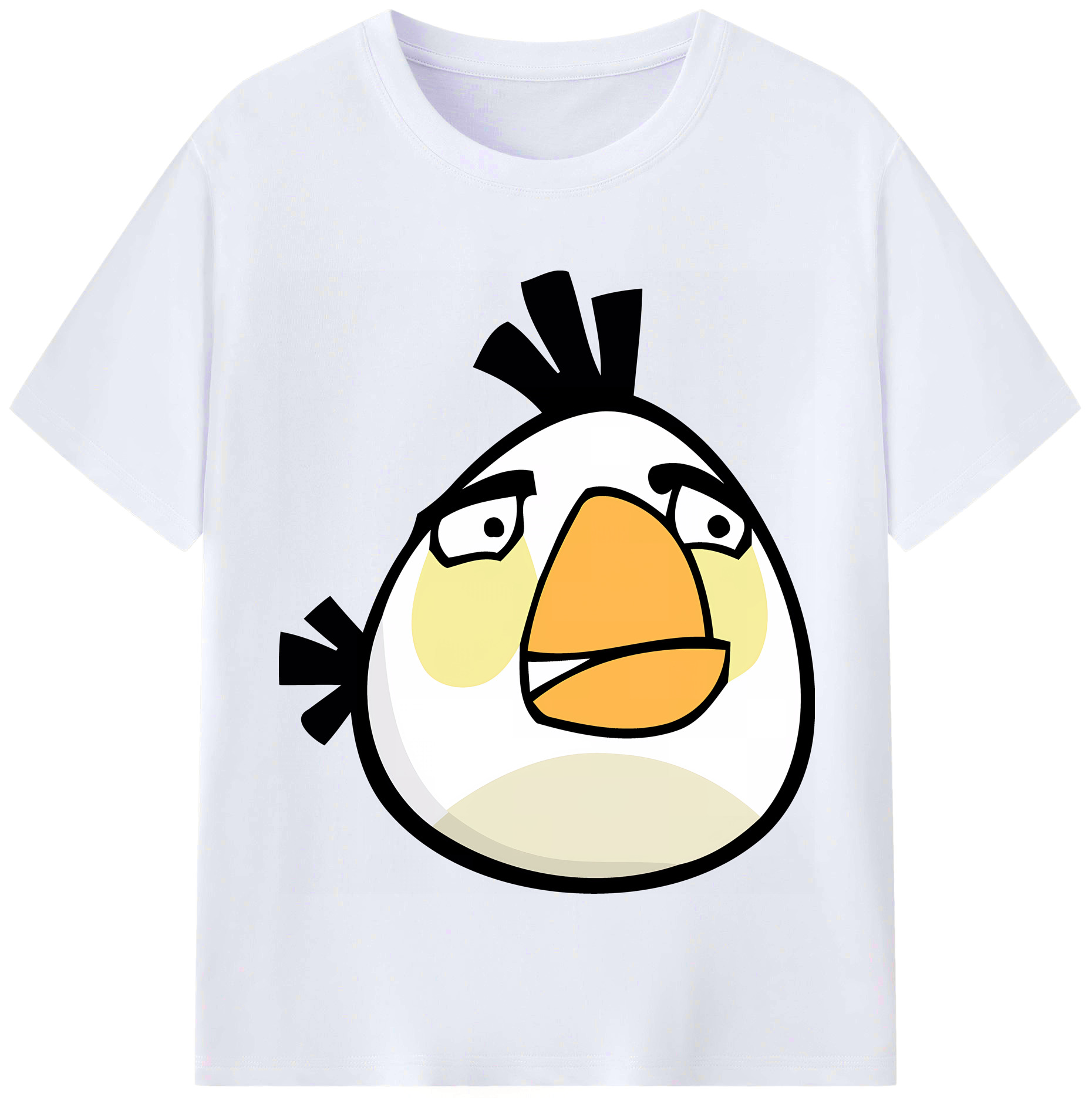 （画像用） Angry Birds アングリーバード レディースカジュアルプリントTシャツ（綿100％）