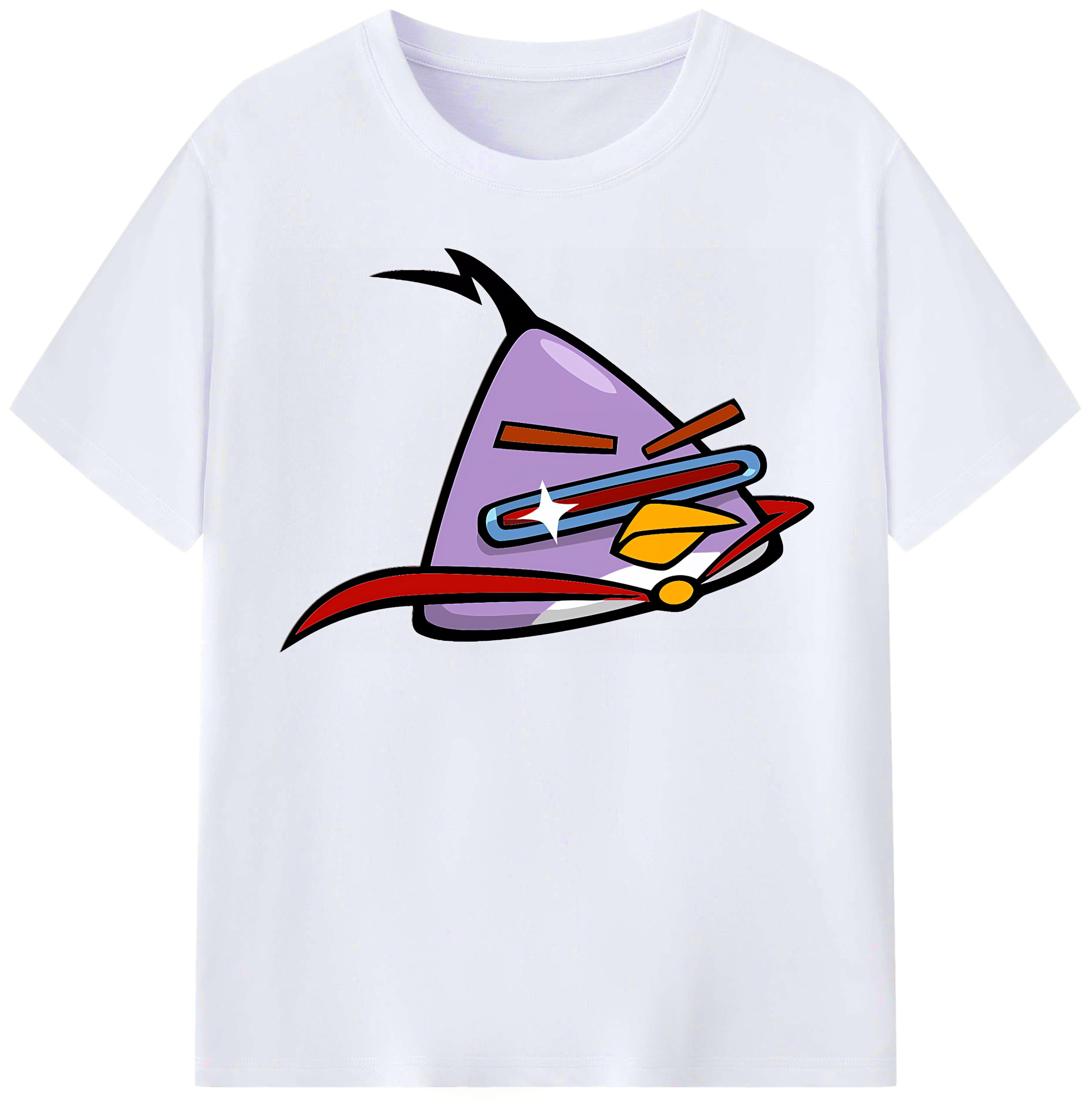 （画像用） Angry Birds アングリーバード レディースカジュアルプリントTシャツ（綿100％）
