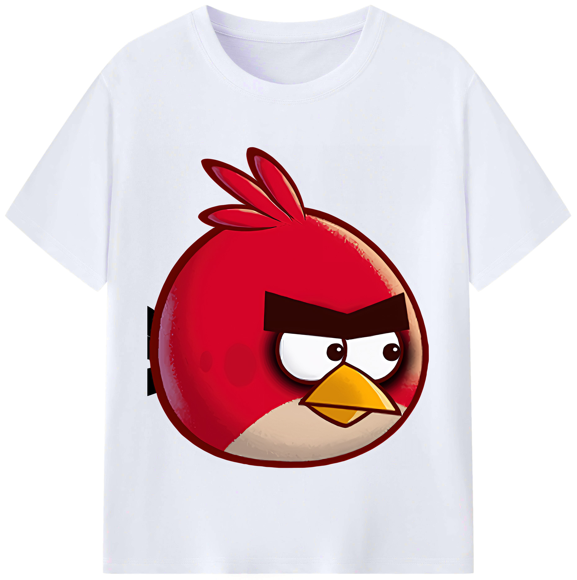 （画像用） Angry Birds アングリーバード レディースカジュアルプリントTシャツ（綿100％）