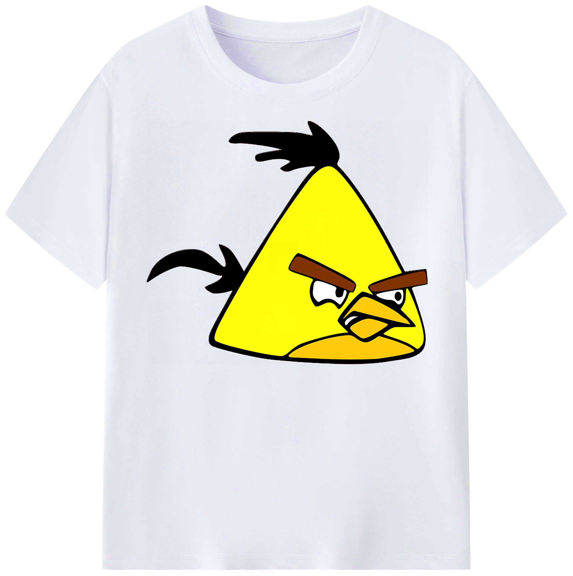 （画像用） Angry Birds アングリーバード レディースカジュアルプリントTシャツ（綿100％）