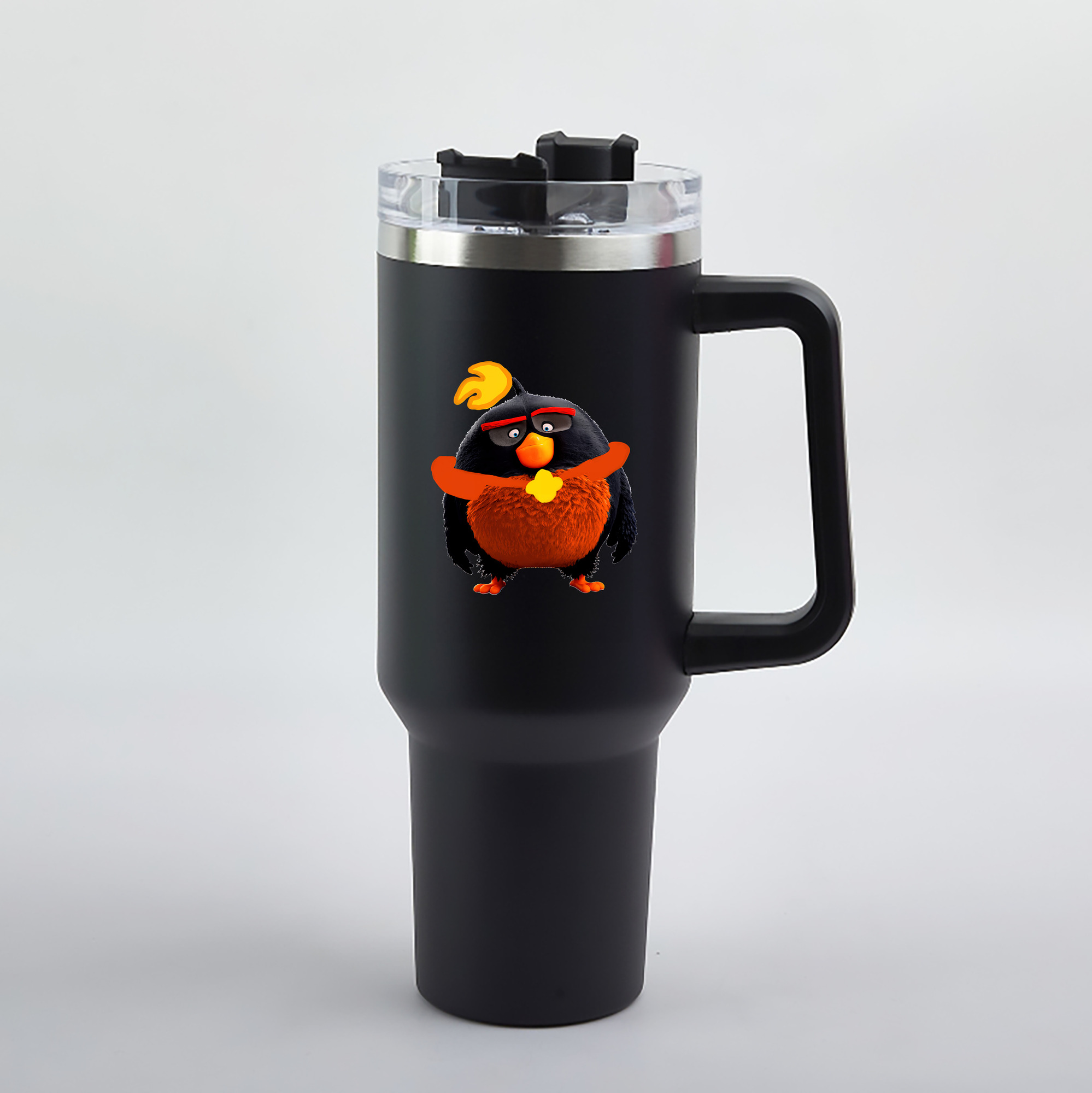 （画像用） Angry Birds アングリーバード 1200mL車用タンブラー（カラープリント）