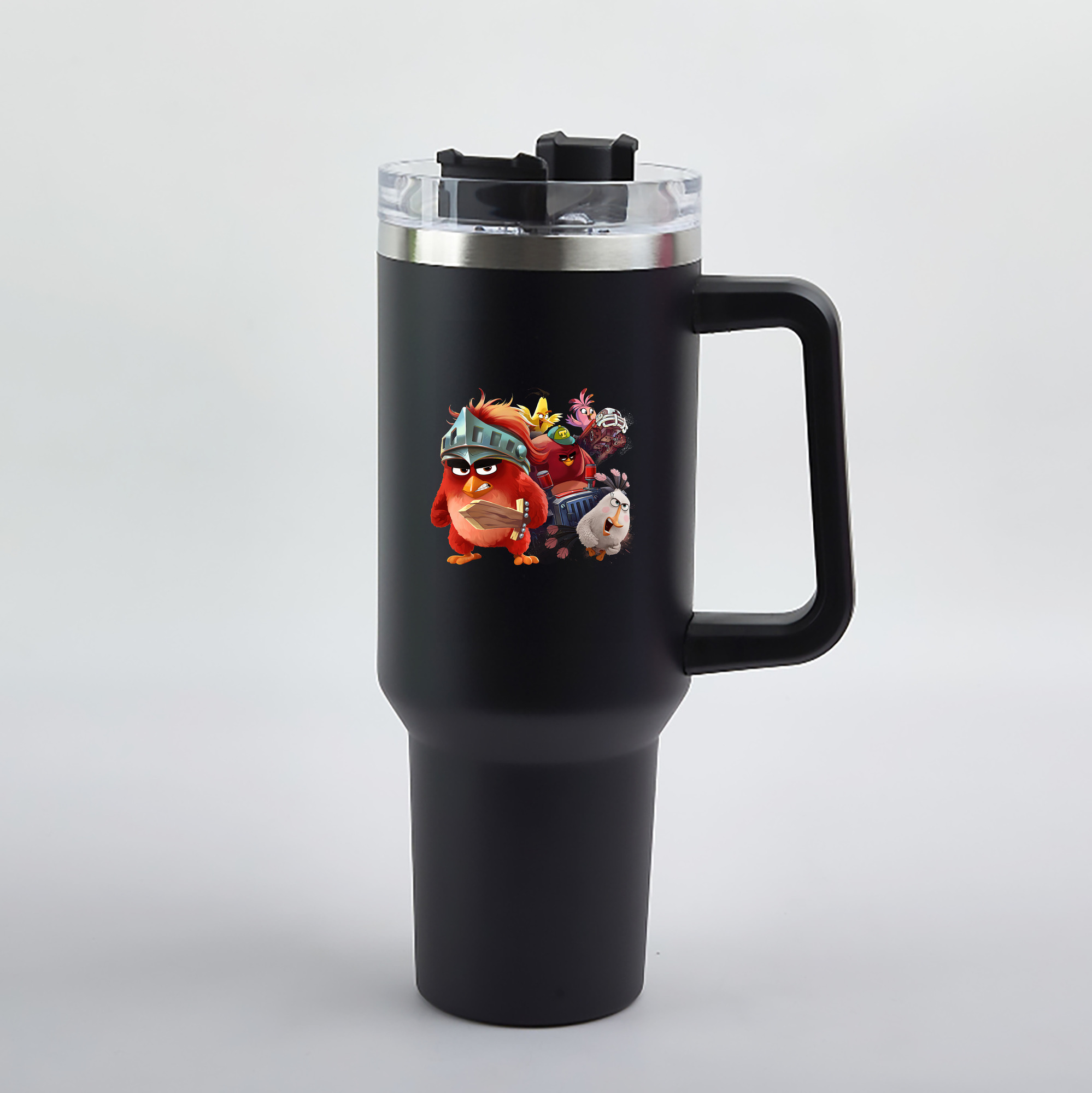 （画像用） Angry Birds アングリーバード 1200mL車用タンブラー（カラープリント）