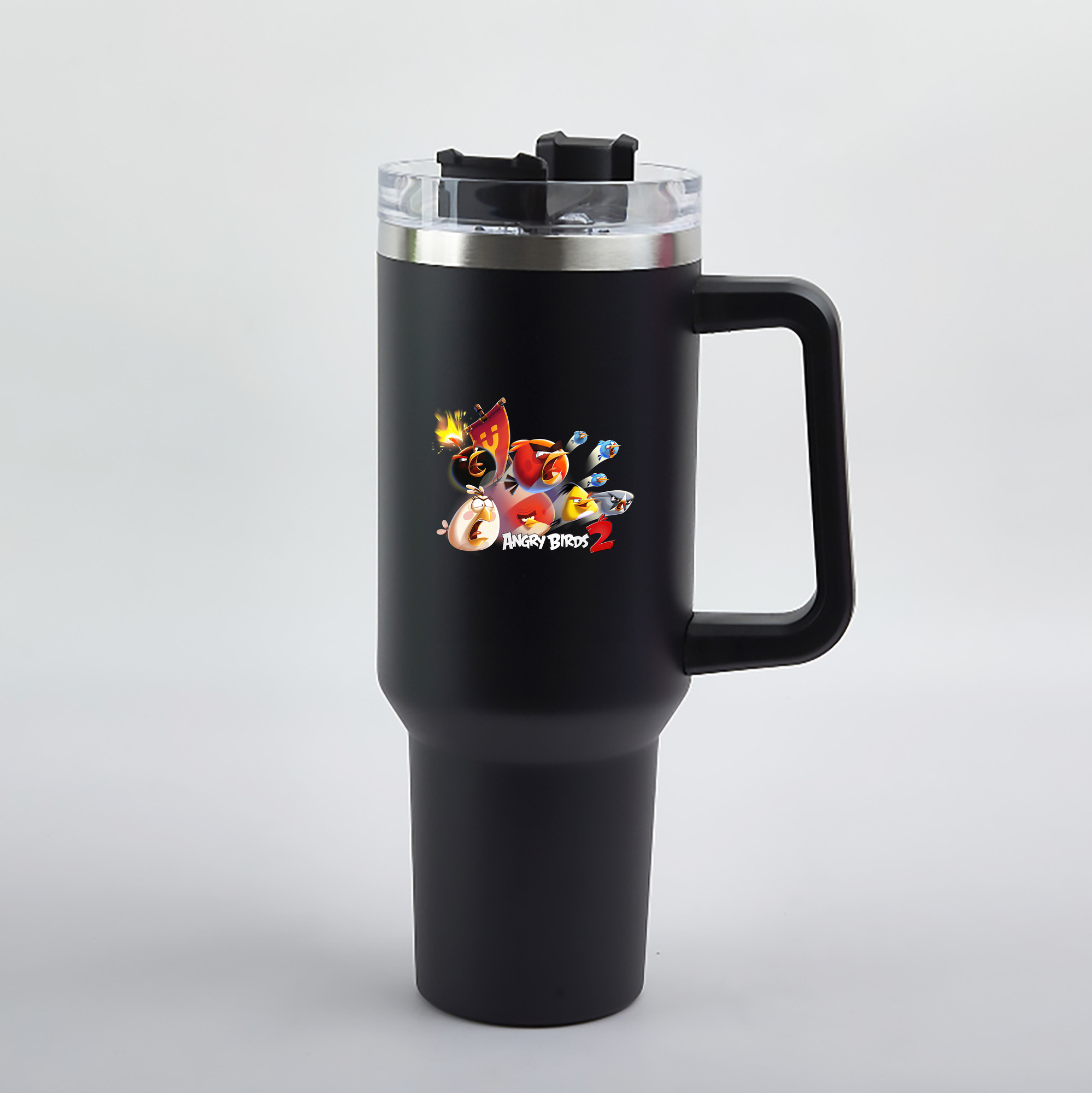 （画像用） Angry Birds アングリーバード 1200mL車用タンブラー（カラープリント）