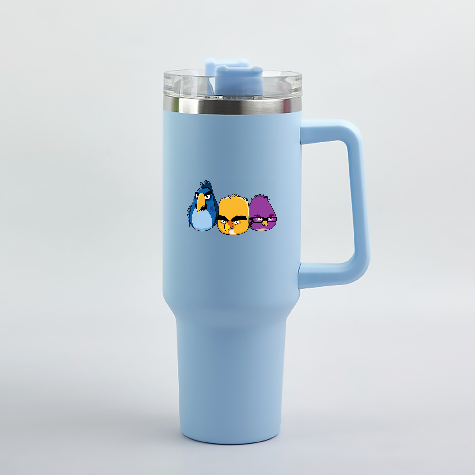 （画像用） Angry Birds アングリーバード 1200mL車用タンブラー（カラープリント）