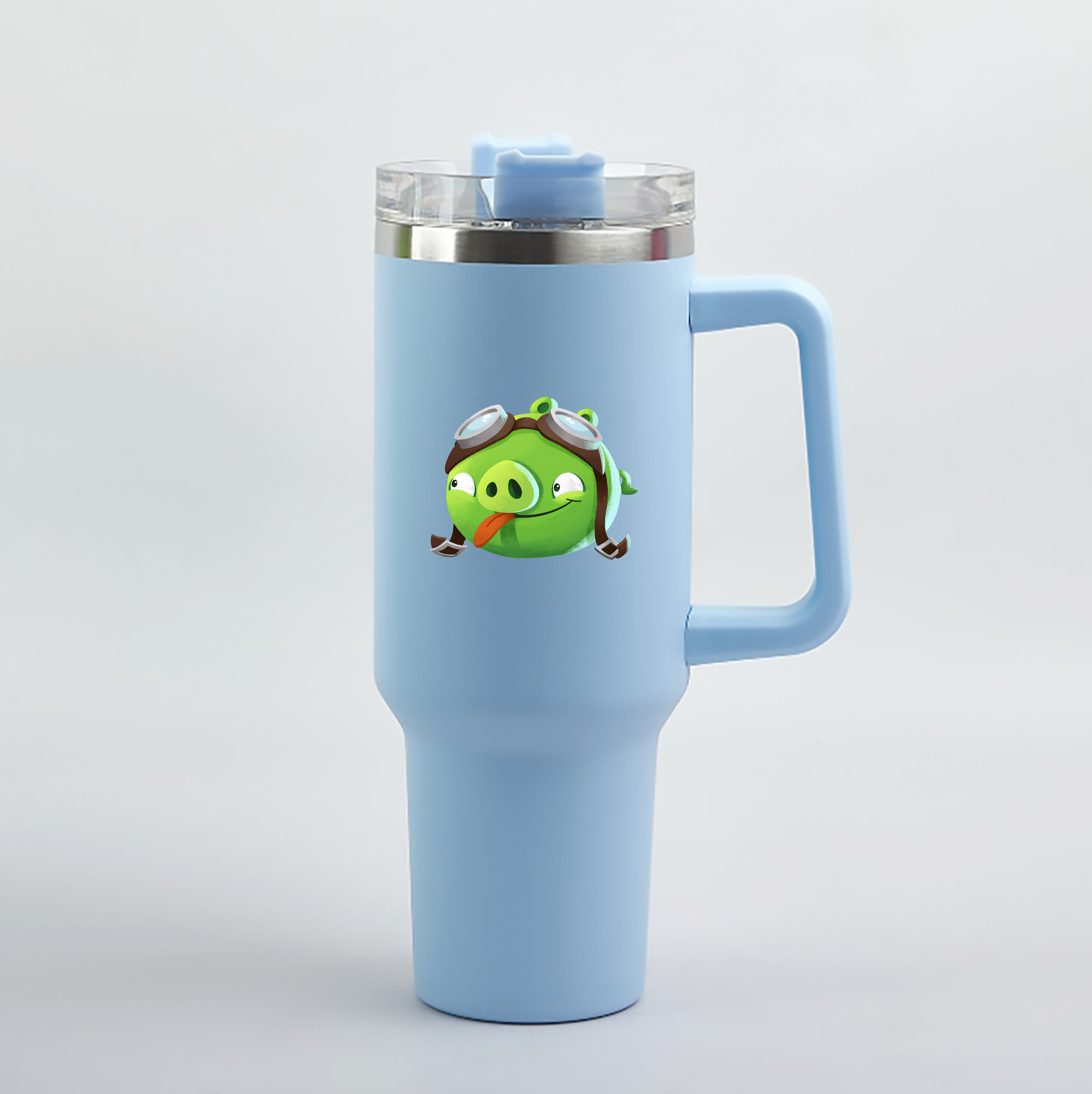 （画像用） Angry Birds アングリーバード 1200mL車用タンブラー（カラープリント）