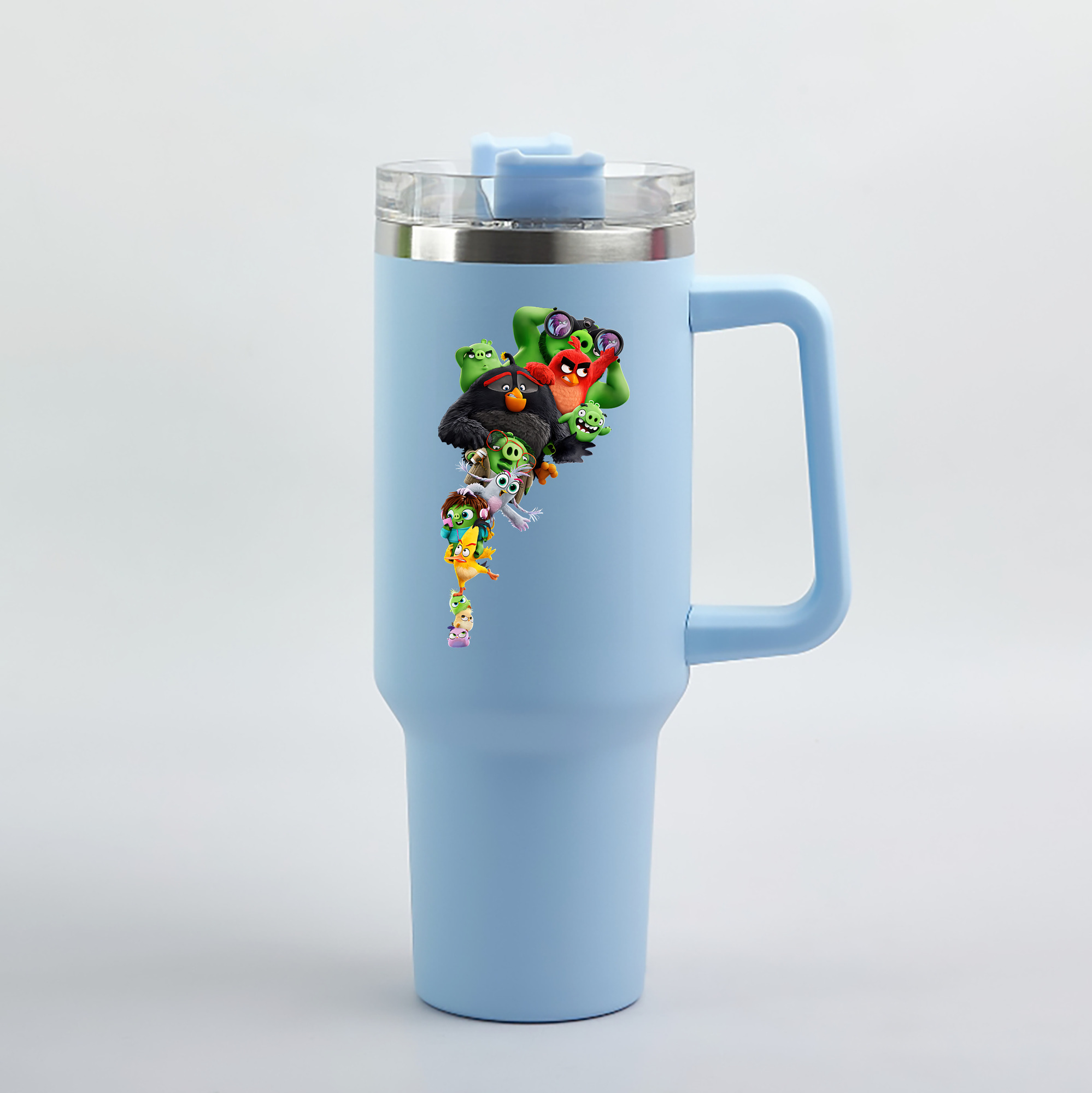 （画像用） Angry Birds アングリーバード 1200mL車用タンブラー（カラープリント）