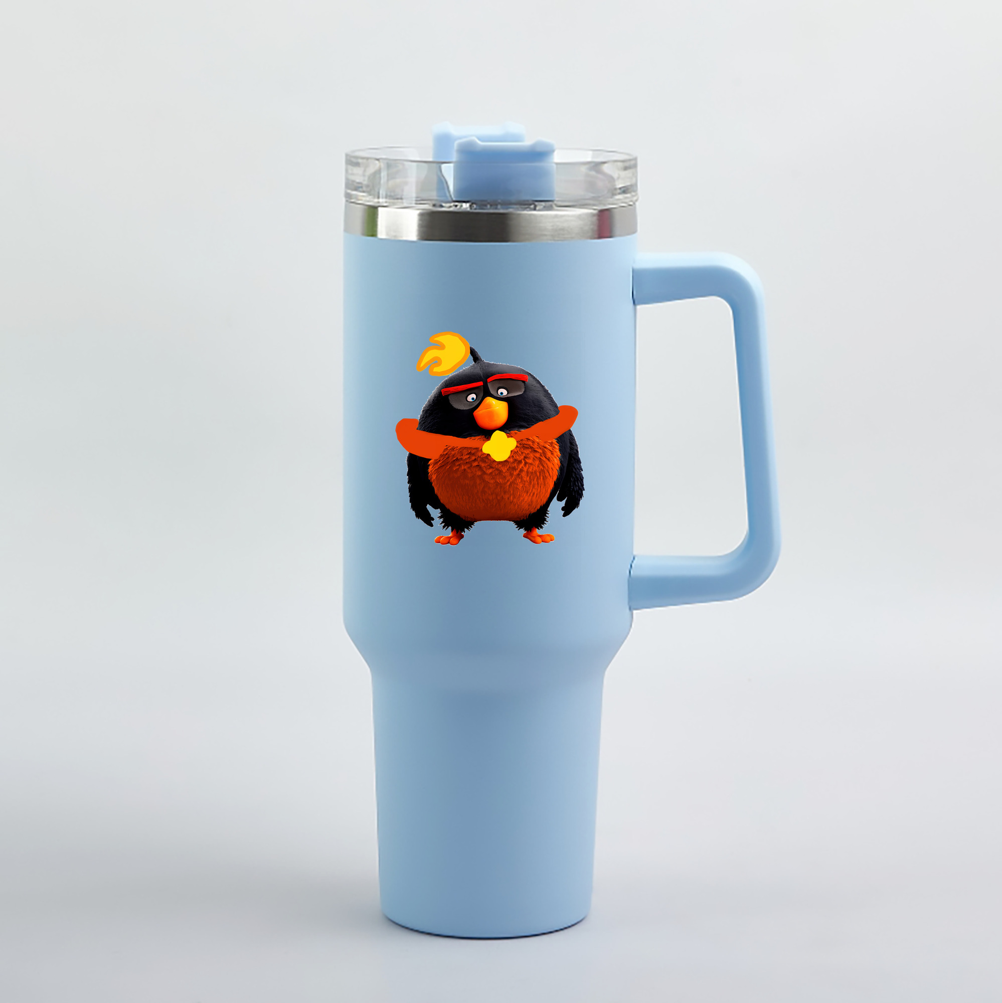 （画像用） Angry Birds アングリーバード 1200mL車用タンブラー（カラープリント）