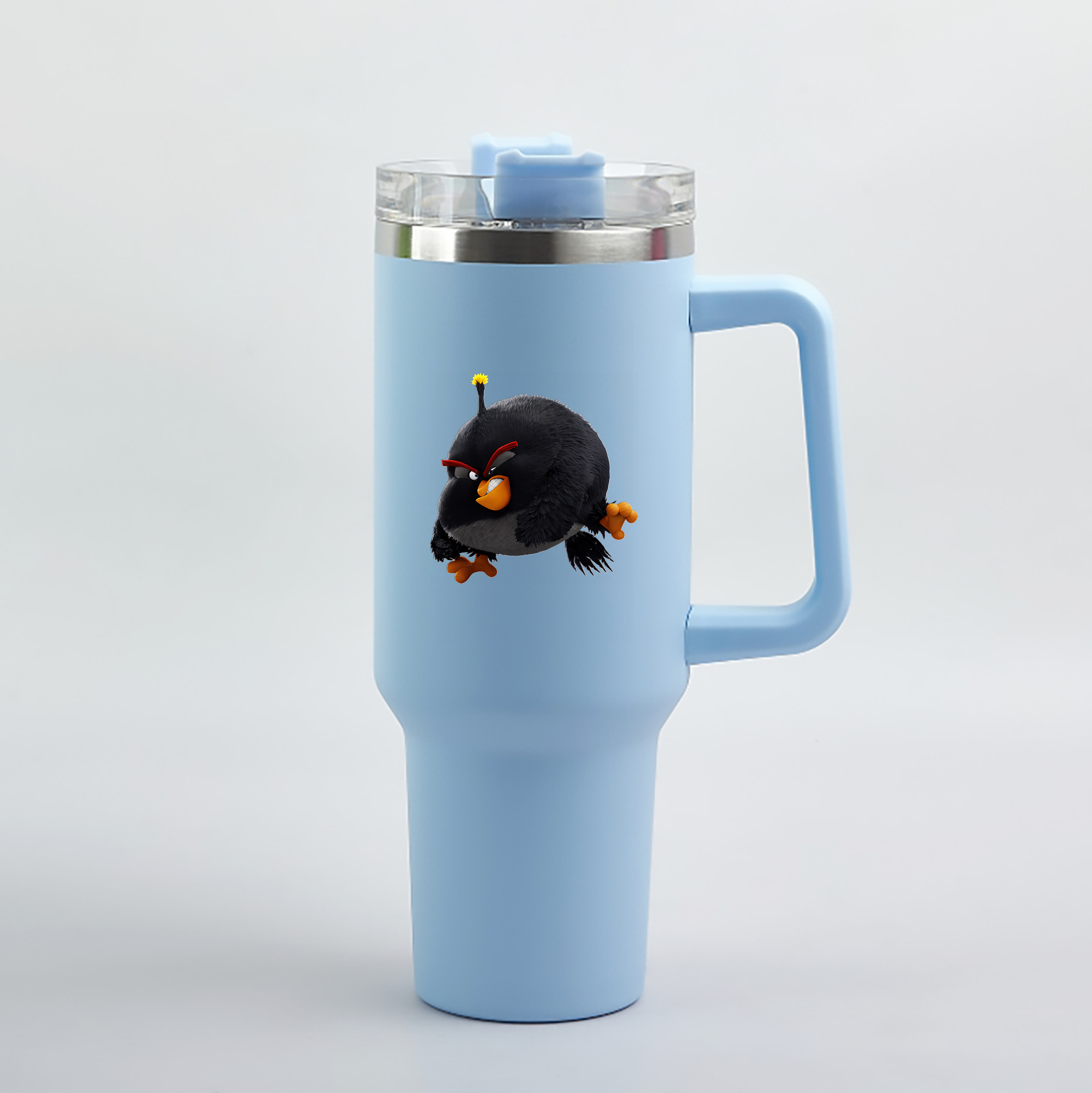 （画像用） Angry Birds アングリーバード 1200mL車用タンブラー（カラープリント）