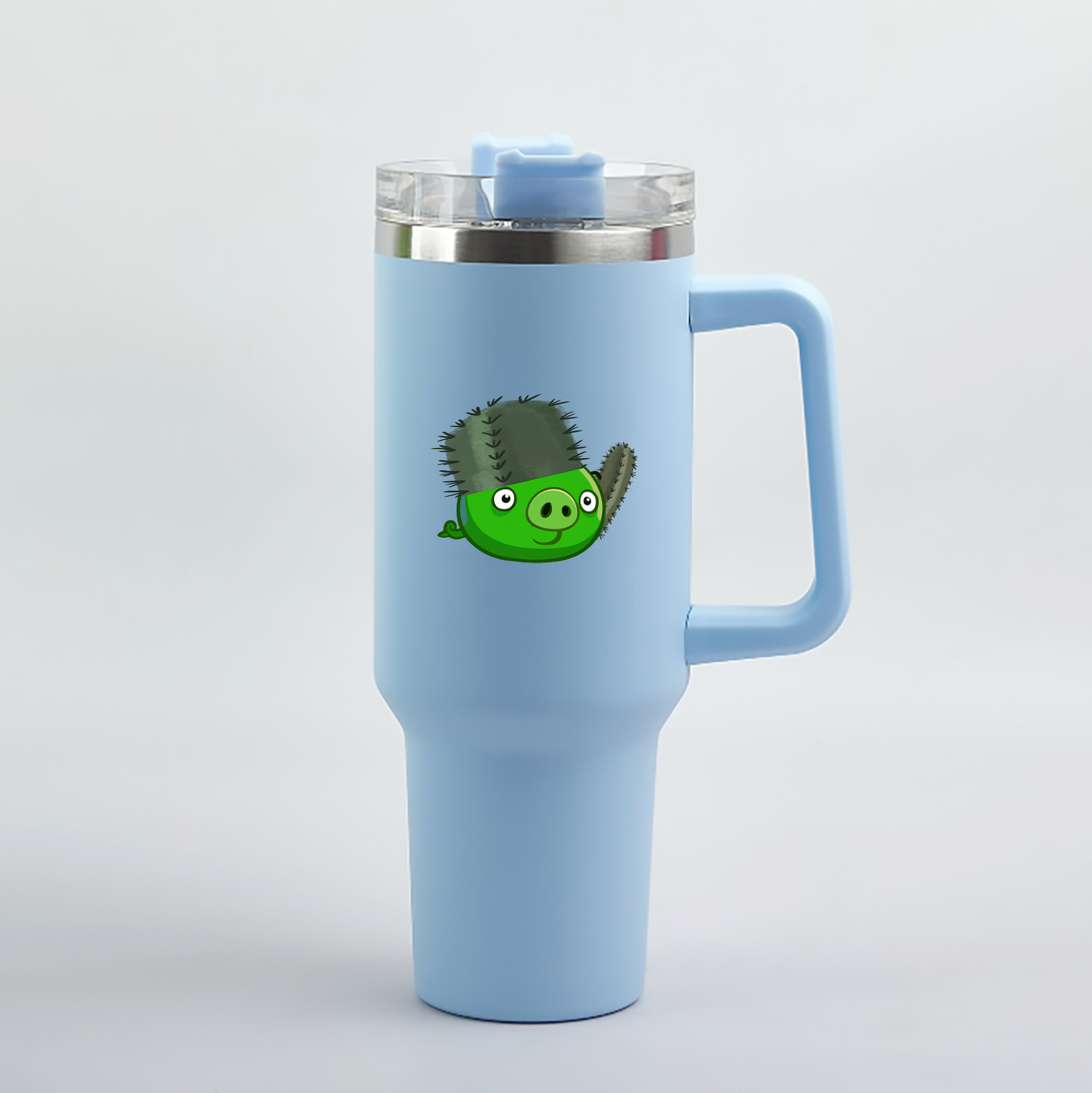（画像用） Angry Birds アングリーバード 1200mL車用タンブラー（カラープリント）