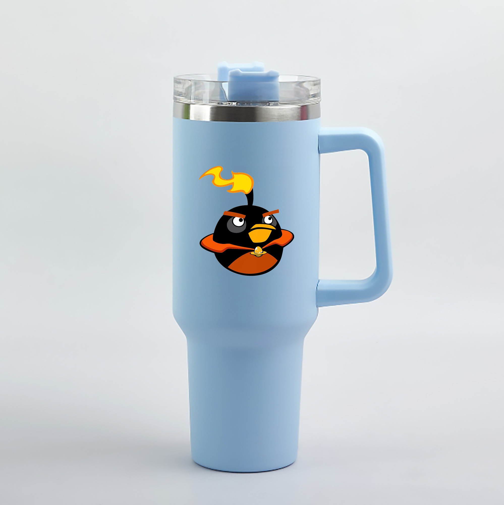 （画像用） Angry Birds アングリーバード 1200mL車用タンブラー（カラープリント）