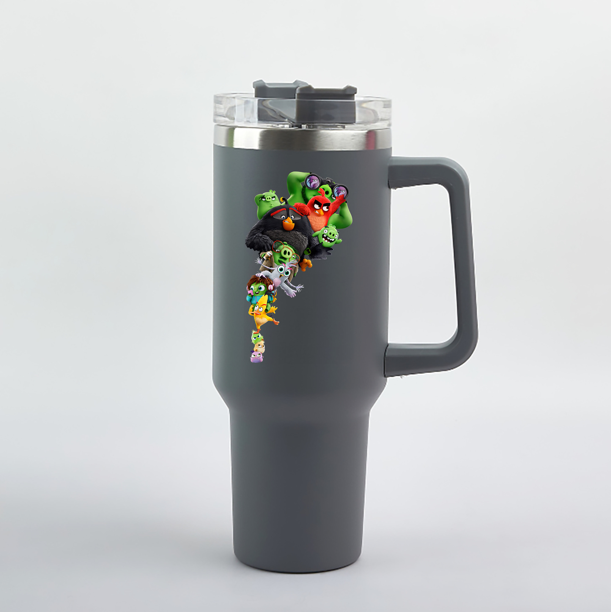 （画像用） Angry Birds アングリーバード 1200mL車用タンブラー（カラープリント）