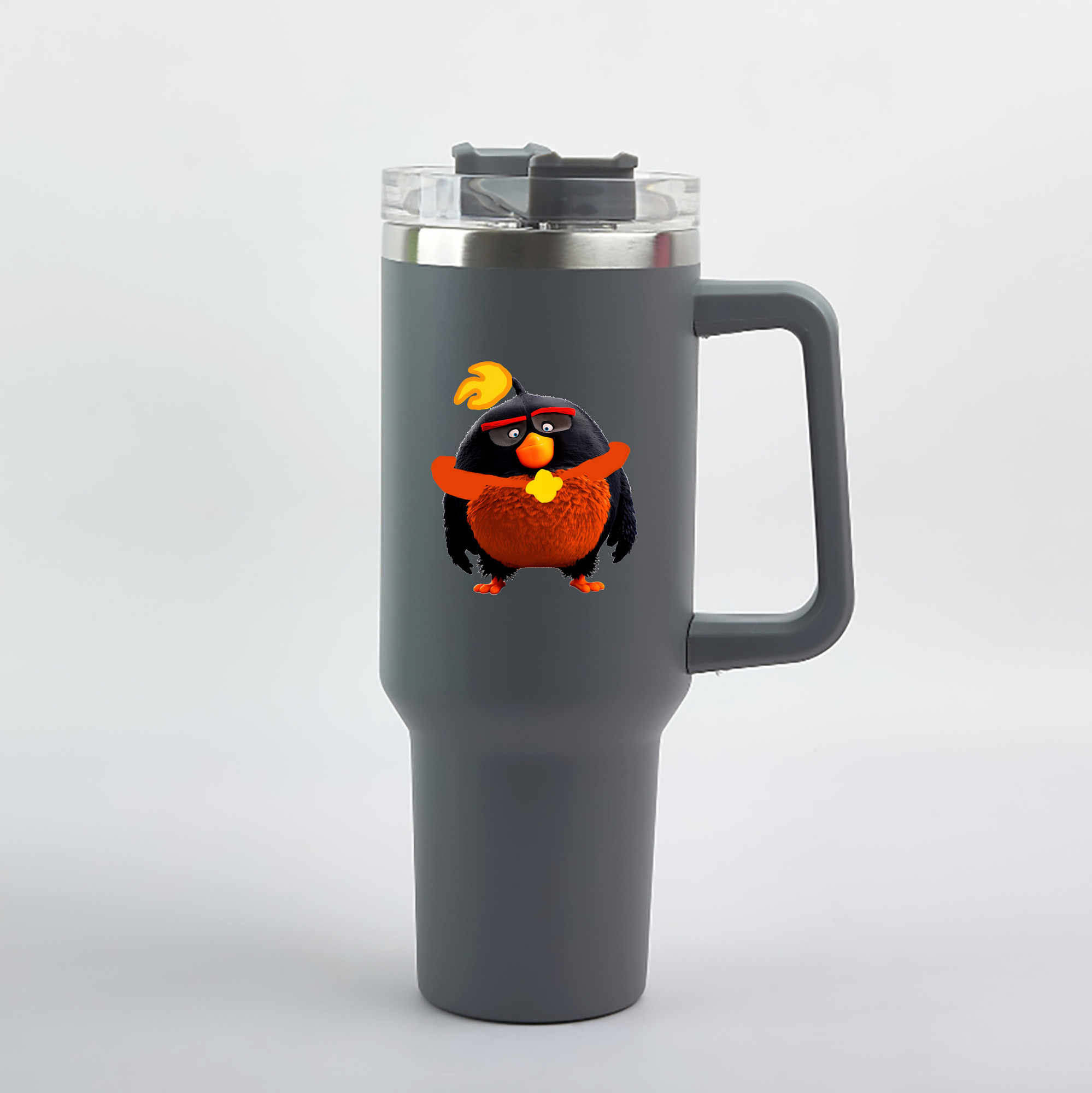 （画像用） Angry Birds アングリーバード 1200mL車用タンブラー（カラープリント）