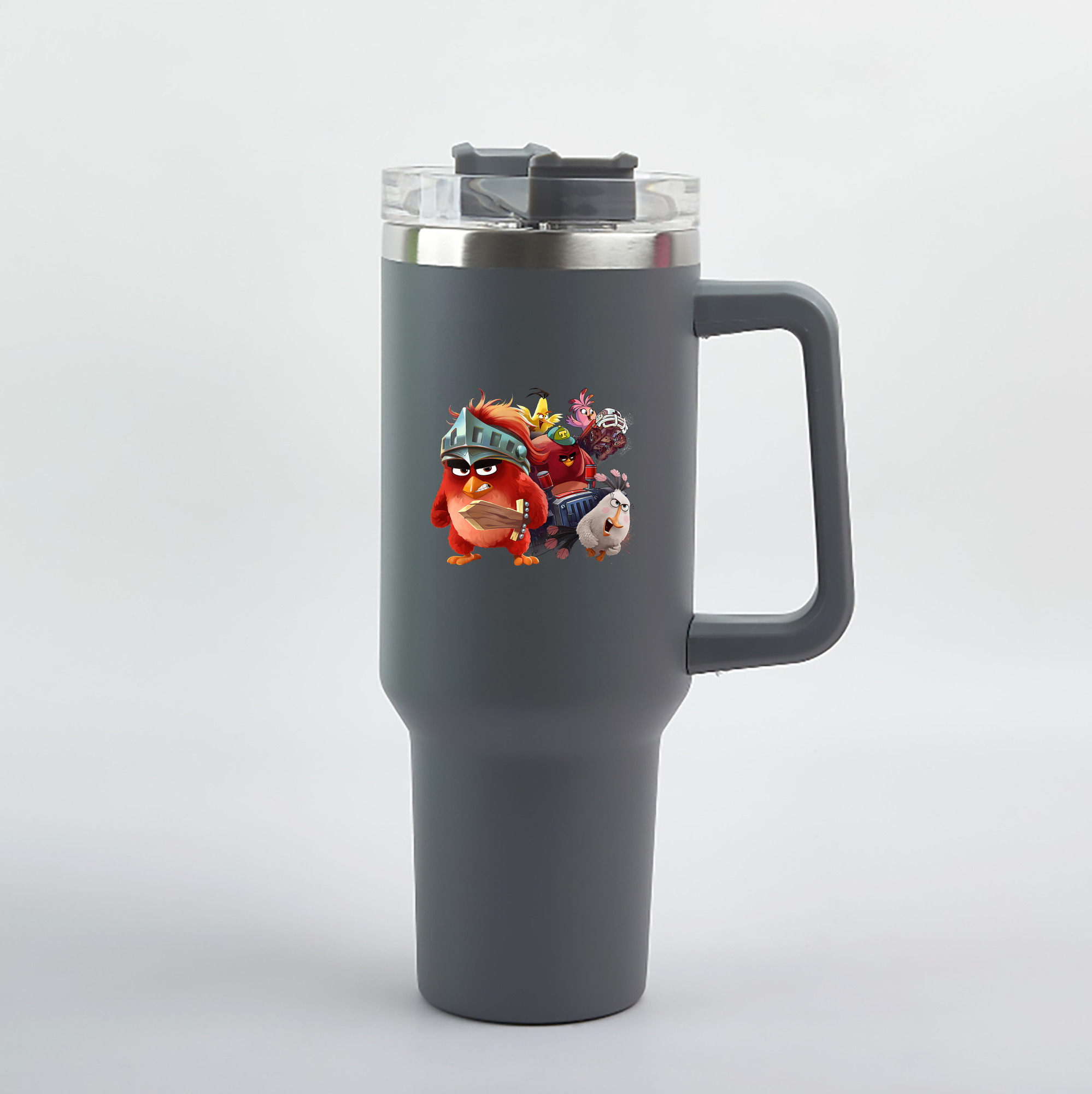 （画像用） Angry Birds アングリーバード 1200mL車用タンブラー（カラープリント）