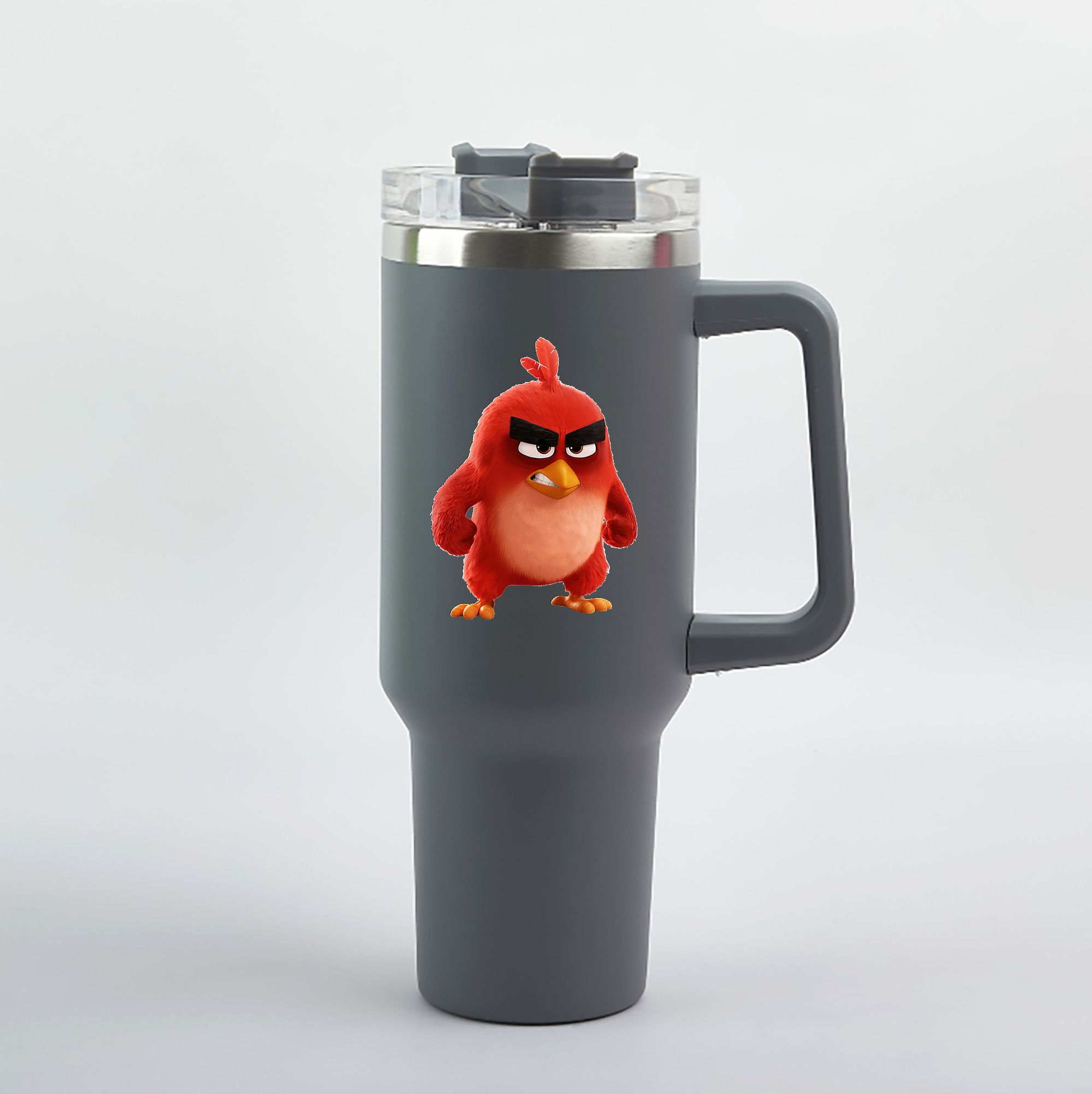 （画像用） Angry Birds アングリーバード 1200mL車用タンブラー（カラープリント）