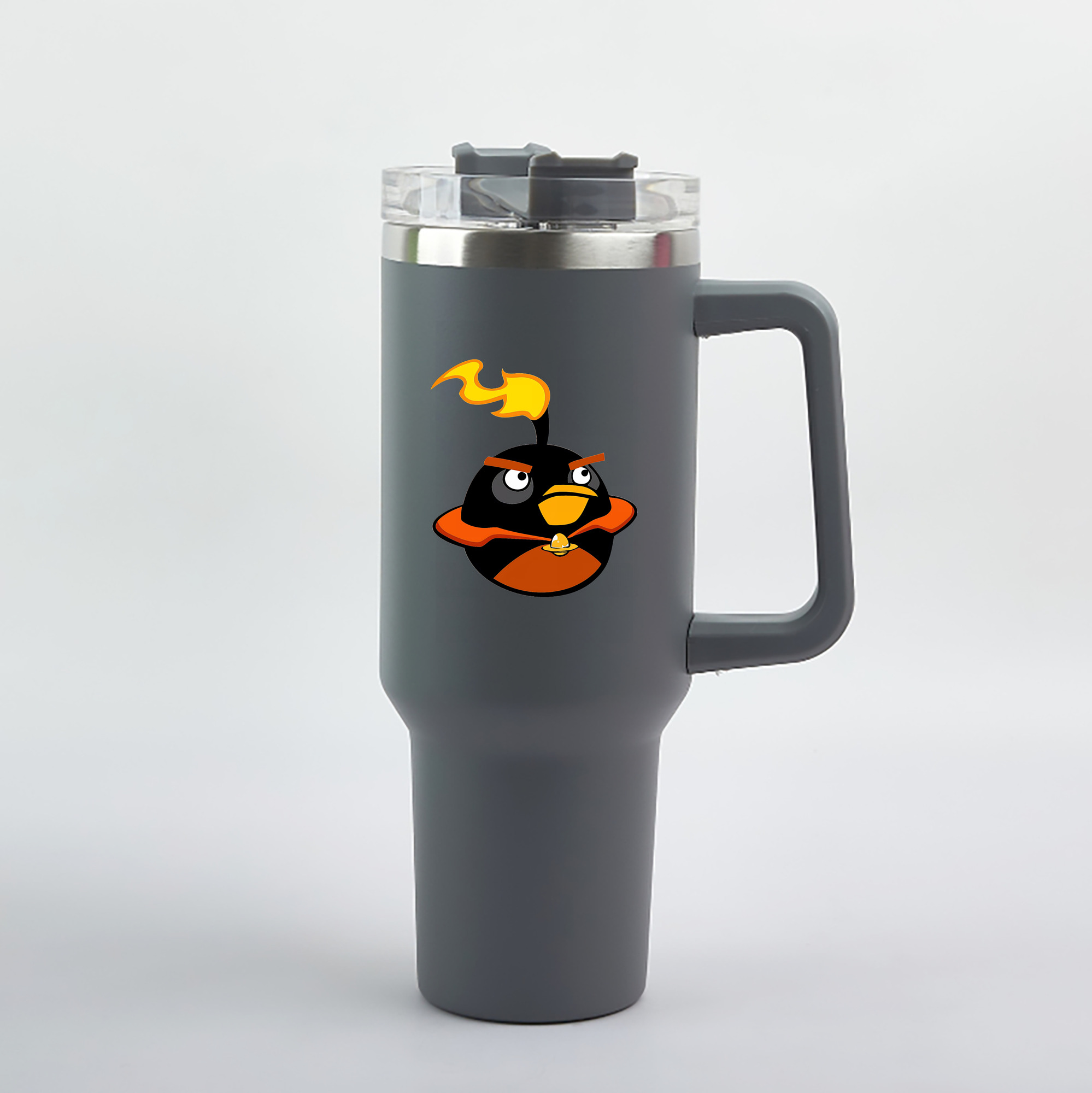 （画像用） Angry Birds アングリーバード 1200mL車用タンブラー（カラープリント）