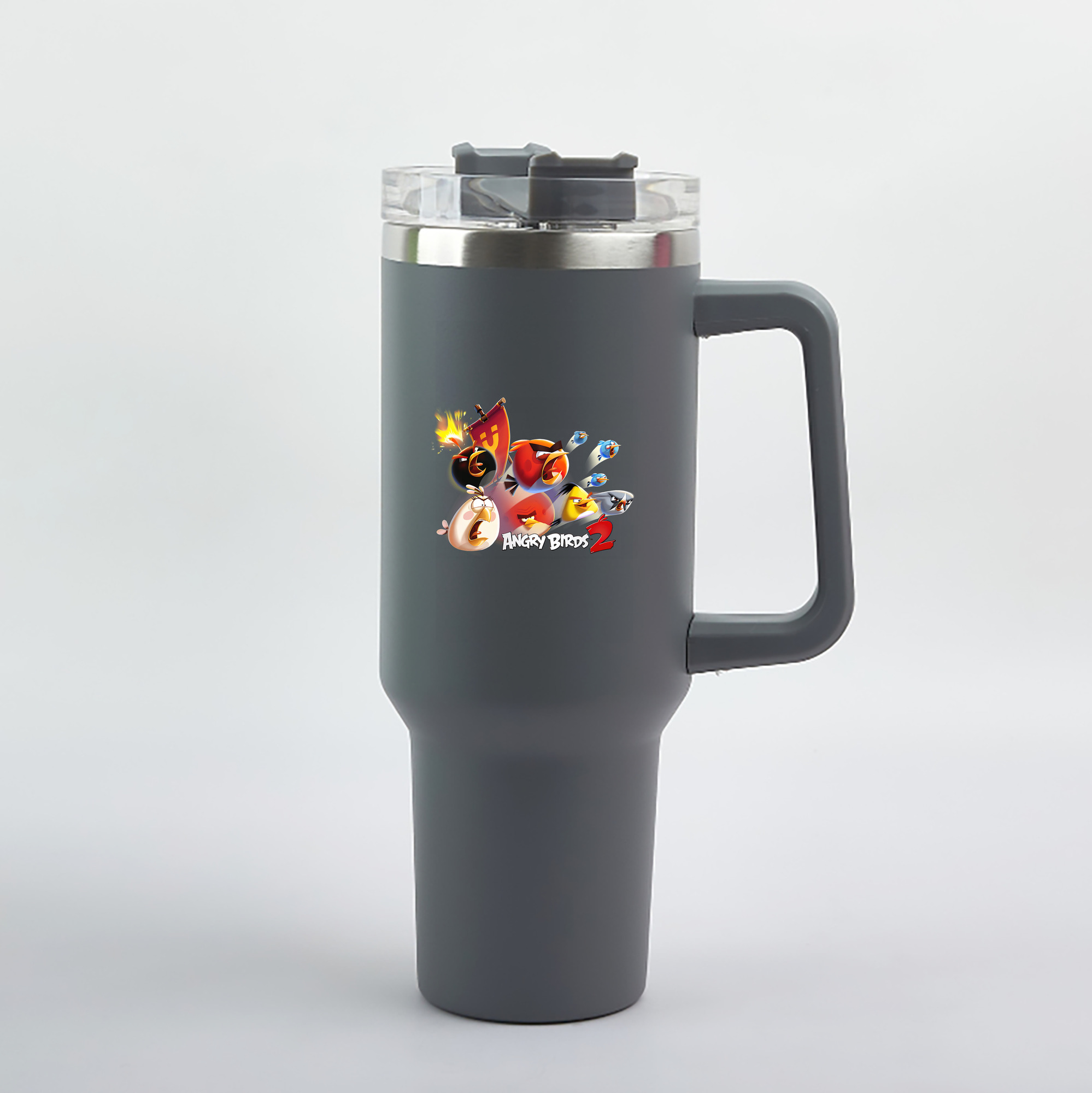 （画像用） Angry Birds アングリーバード 1200mL車用タンブラー（カラープリント）