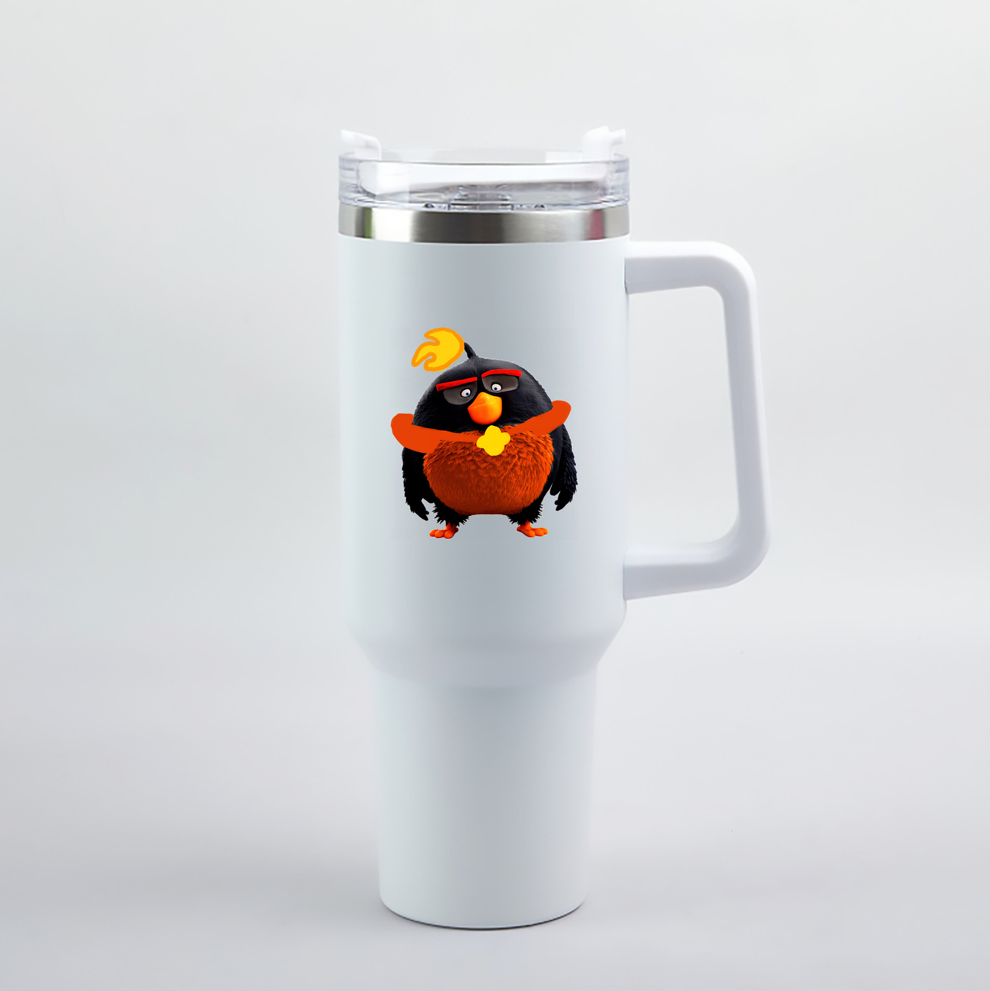 （画像用） Angry Birds アングリーバード 1200mL車用タンブラー（カラープリント）