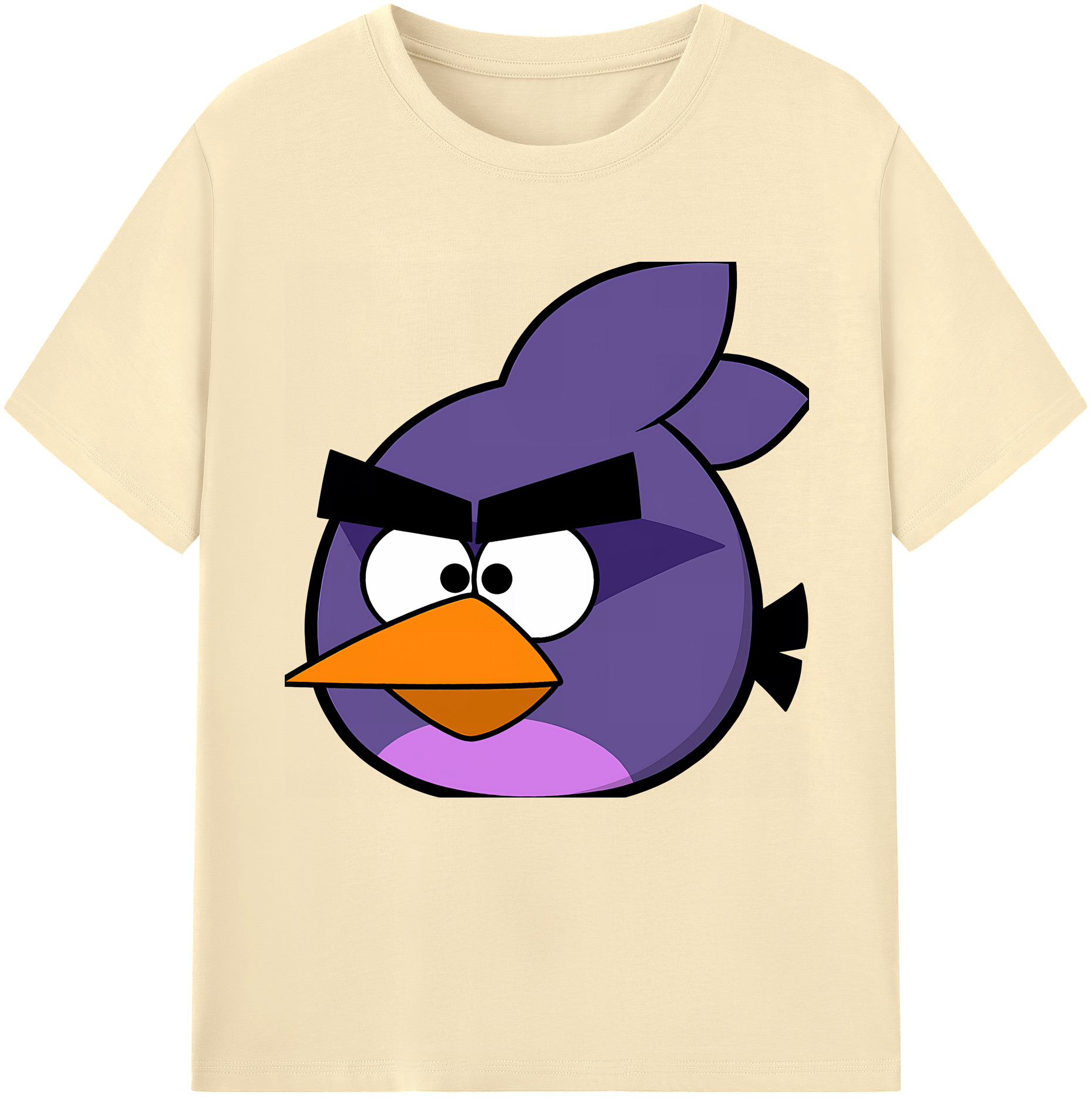 （画像用） Angry Birds アングリーバード 綿100％半袖Tシャツ（フロントプリント）