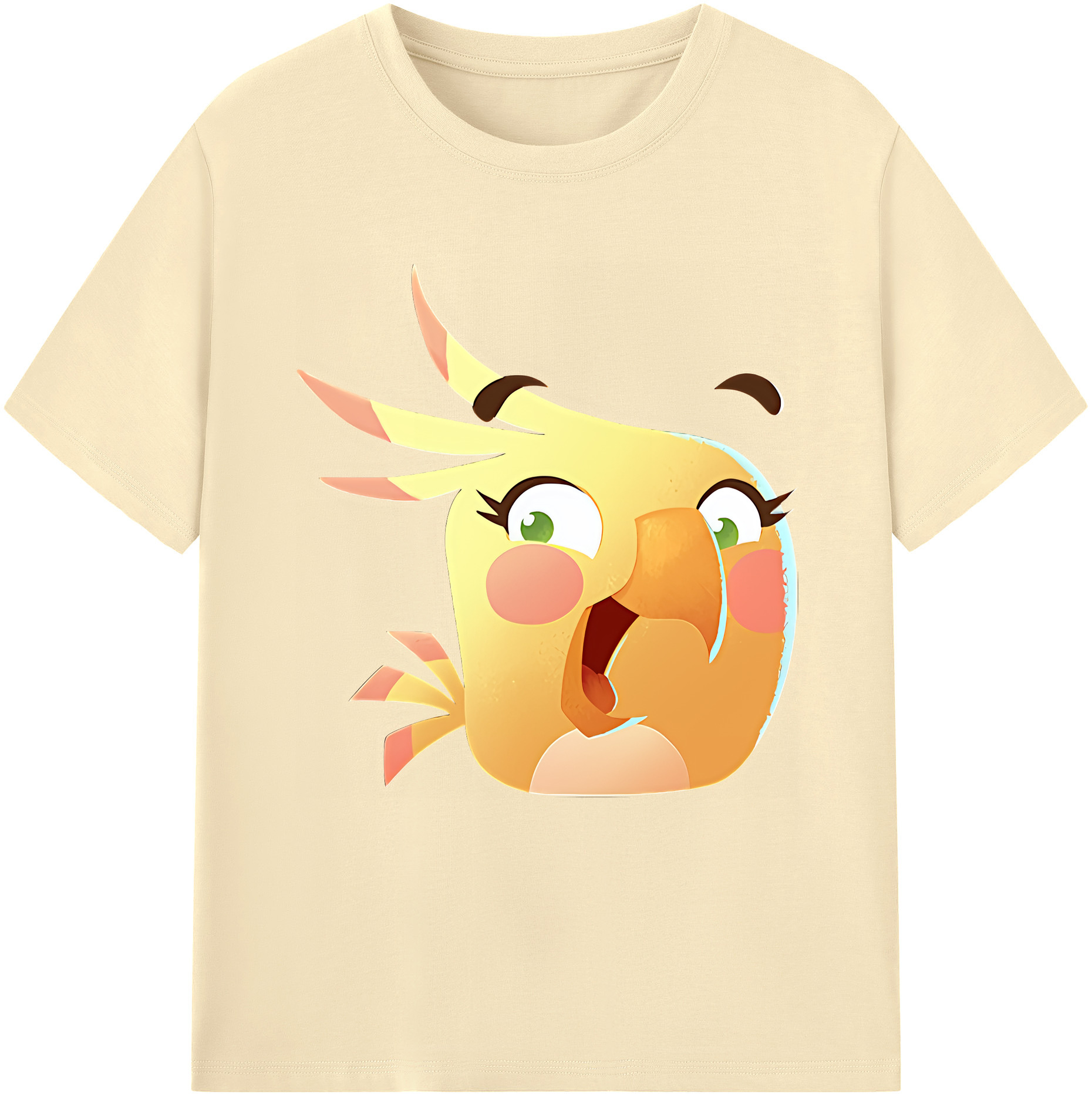 （画像用） Angry Birds アングリーバード 綿100％半袖Tシャツ（フロントプリント）