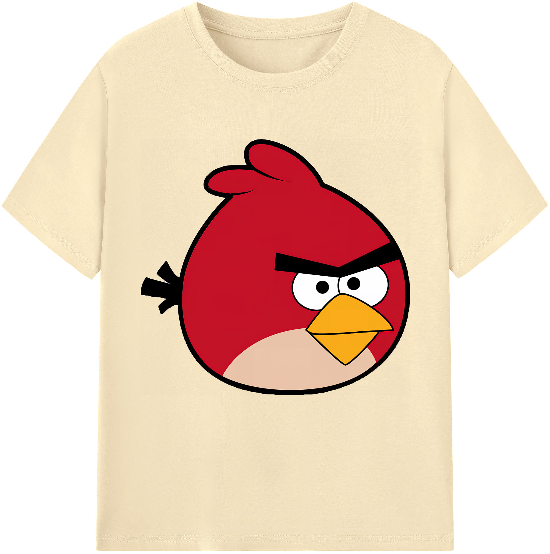 （画像用） Angry Birds アングリーバード 綿100％半袖Tシャツ（フロントプリント）