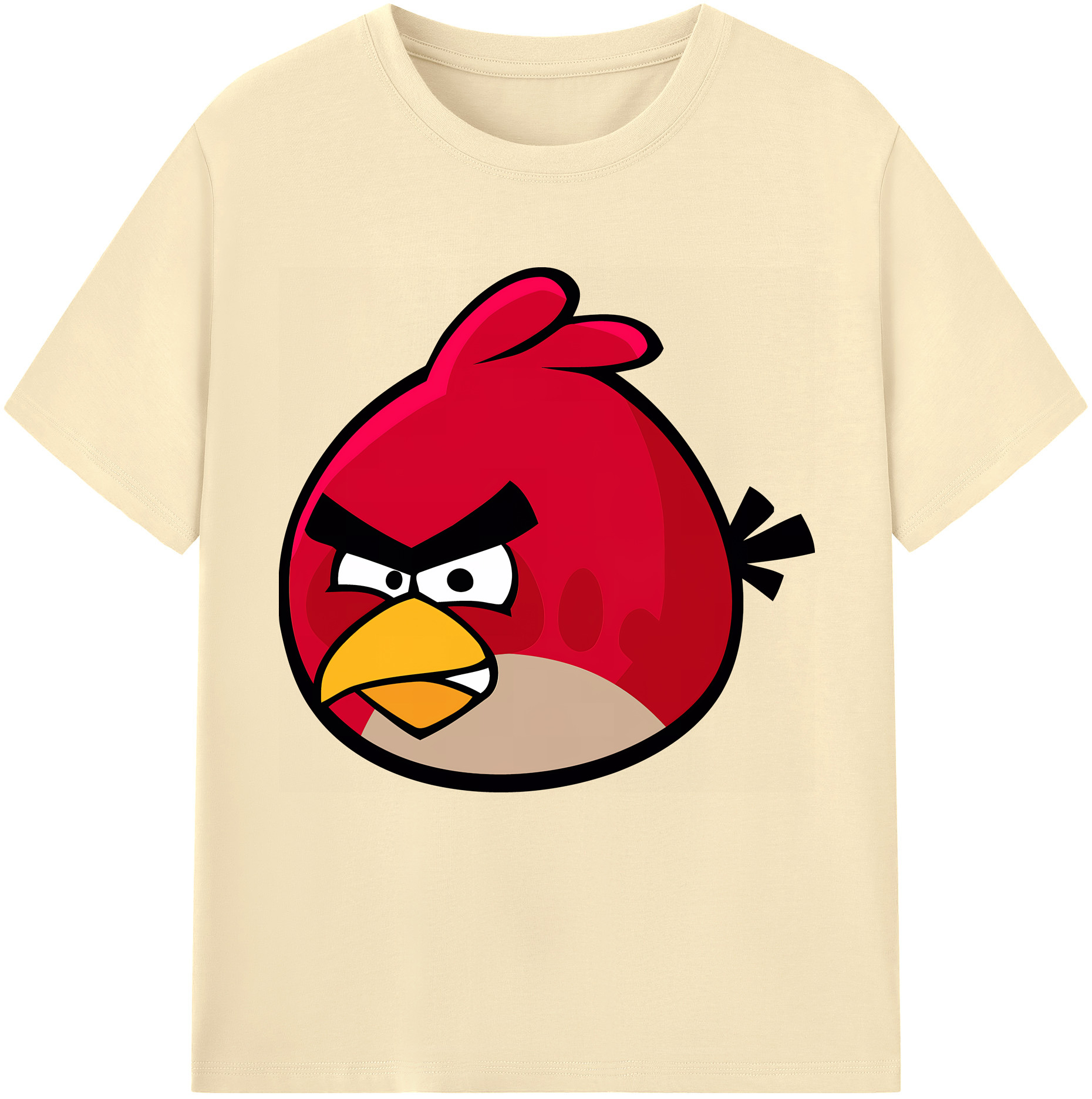 （画像用） Angry Birds アングリーバード 綿100％半袖Tシャツ（フロントプリント）