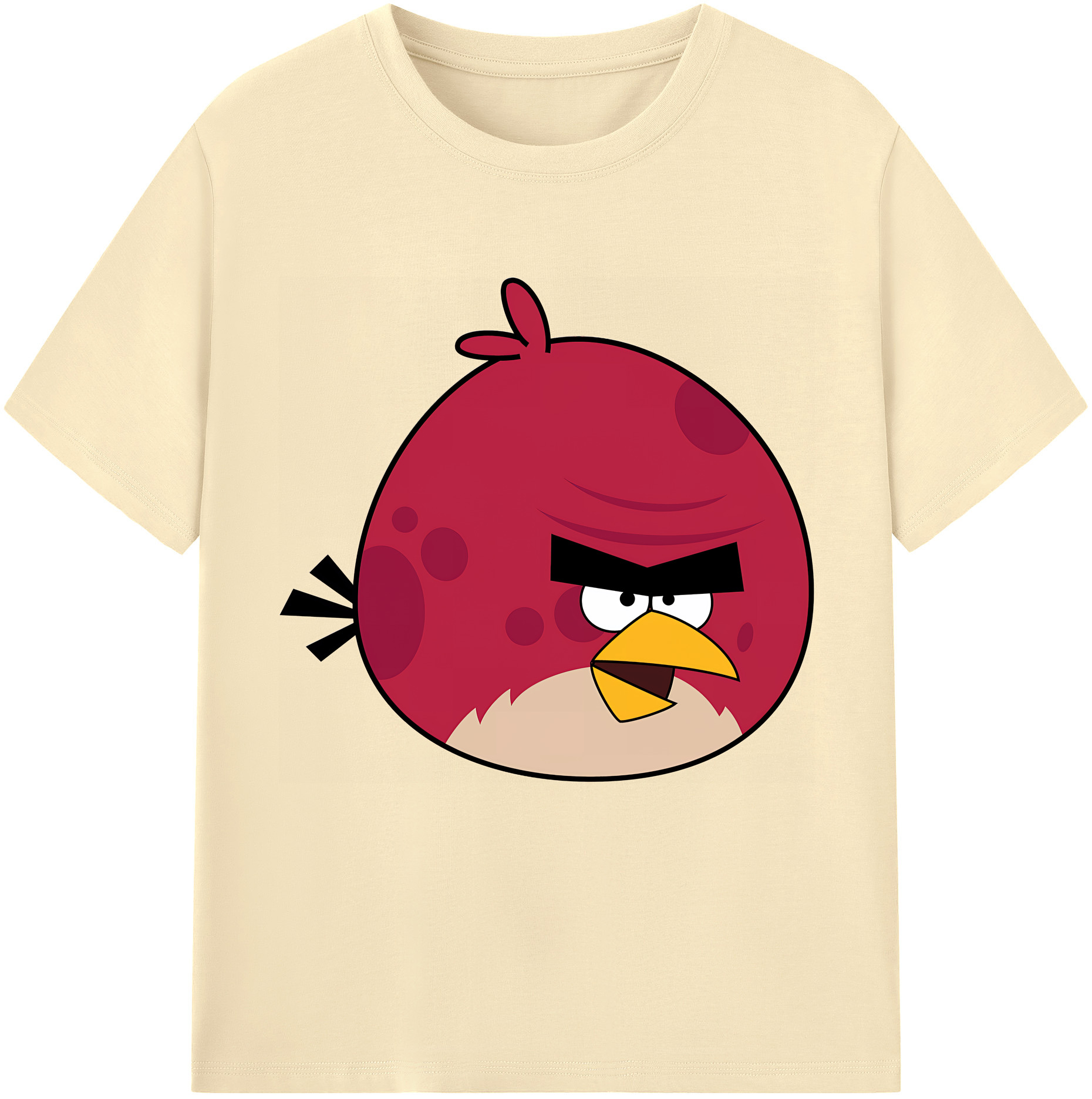 （画像用） Angry Birds アングリーバード 綿100％半袖Tシャツ（フロントプリント）